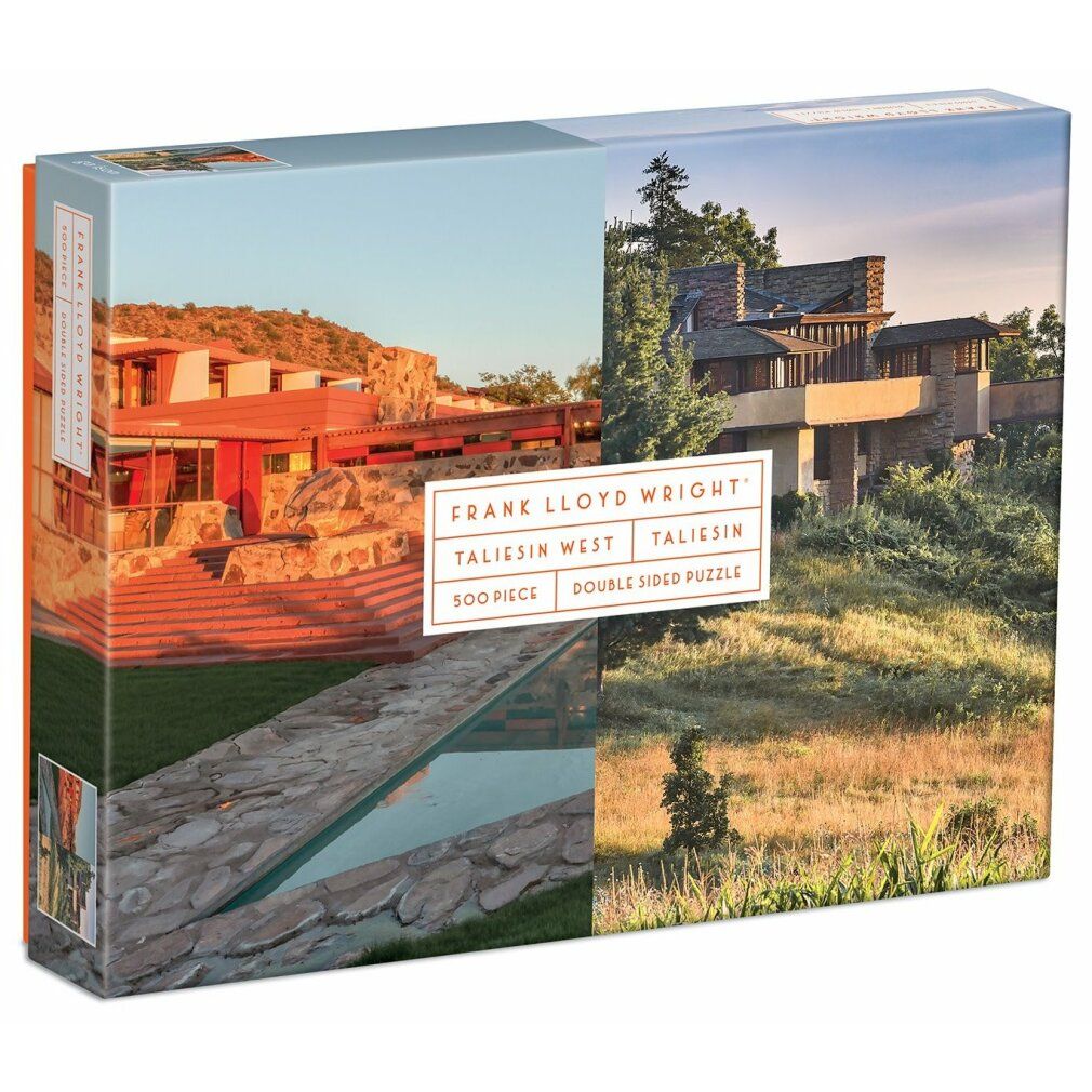 galison Frank Lloyd Wright bifacciale rätsel: Taliesin e Taliesin West 500 pezzi.