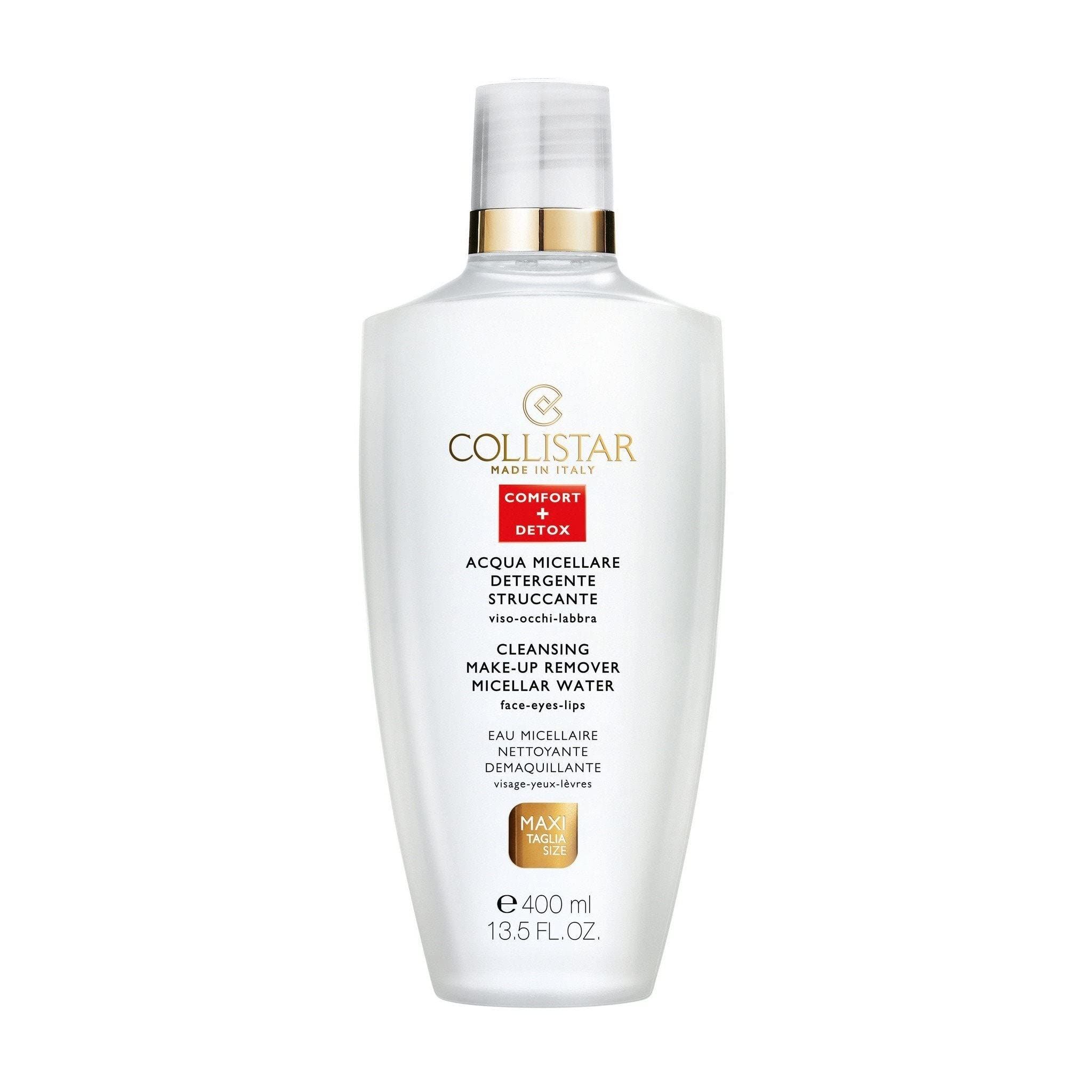 Acqua Micellare Detergente Struccante Viso, Occhi e Labbra Detox 400 ml