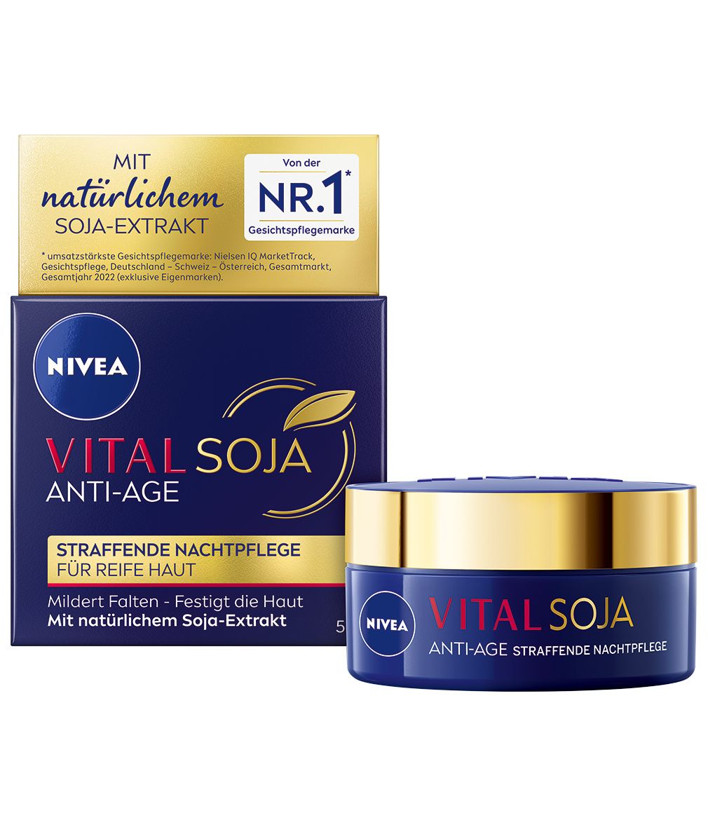 NIVEA VITAL SOJA Anti-Age Straffende Nachtpflege