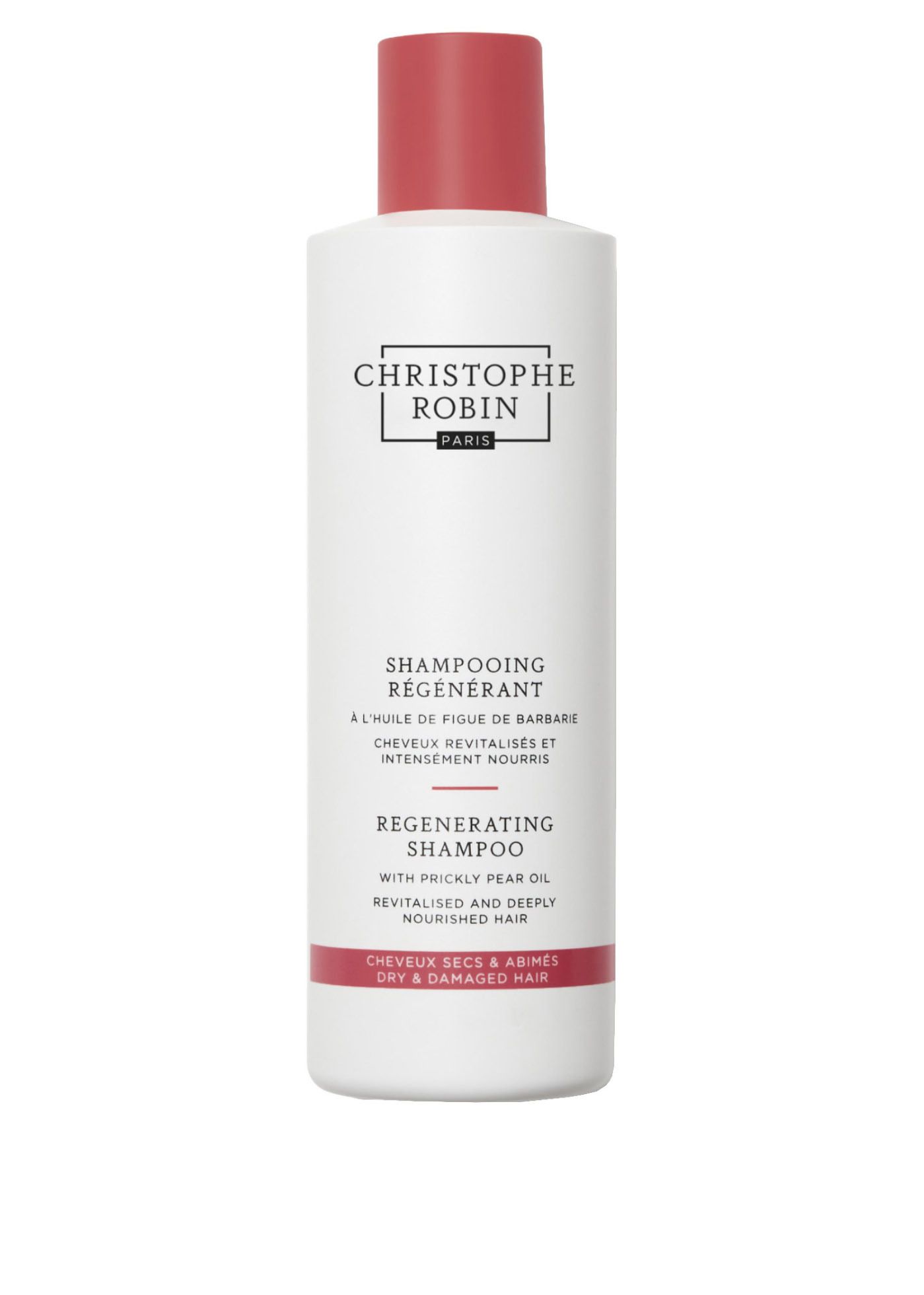 Christophe Robin Regenerating Shampoo with prickly pear oil 250 ml