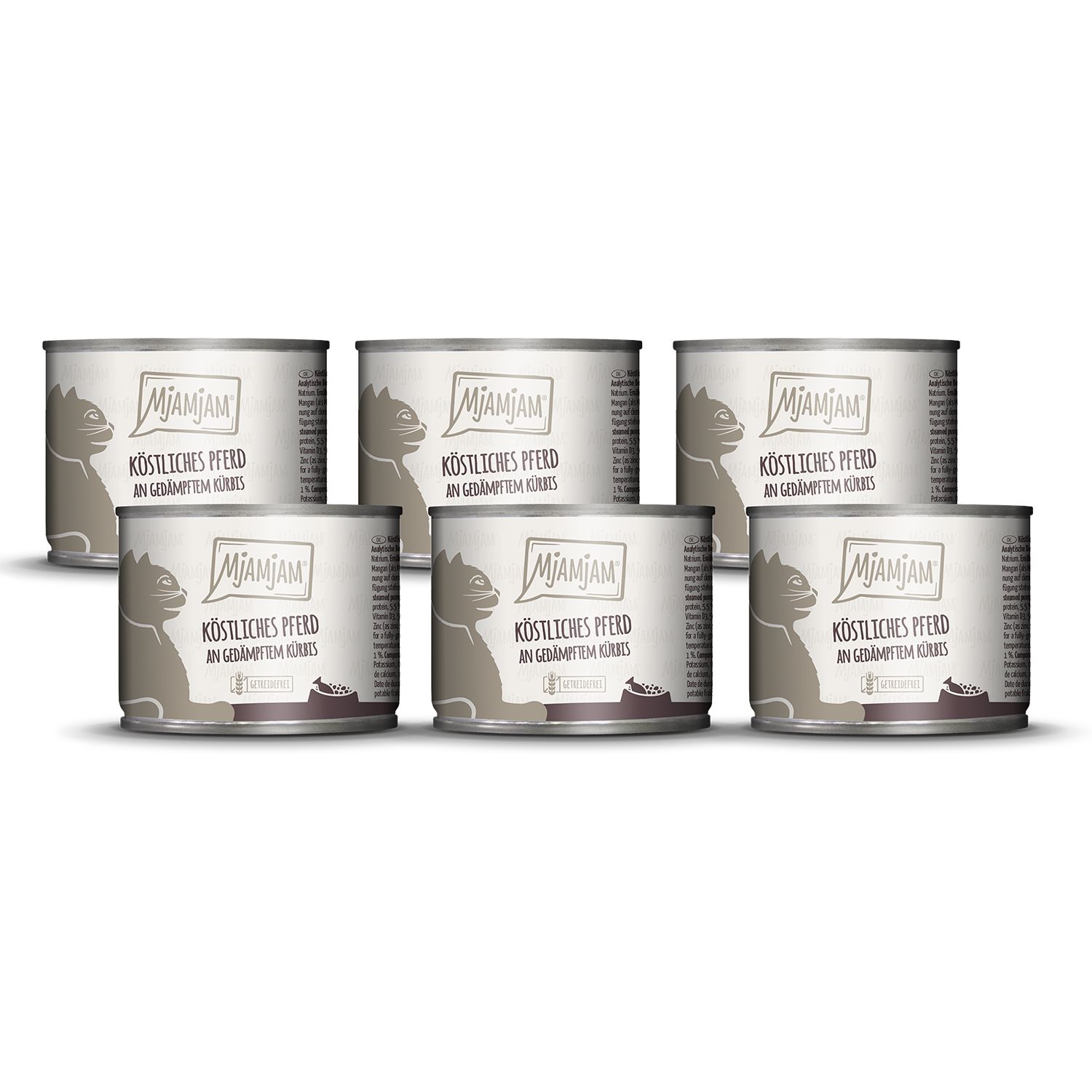 MjAMjAM - köstliches Pferd an gedämpftem Kürbis 6x200 g Futter