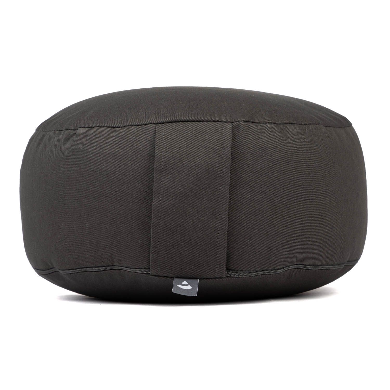 Meditationskissen RONDO ECO mit abnehmbarem Bezug, KAPOK Anthrazit
