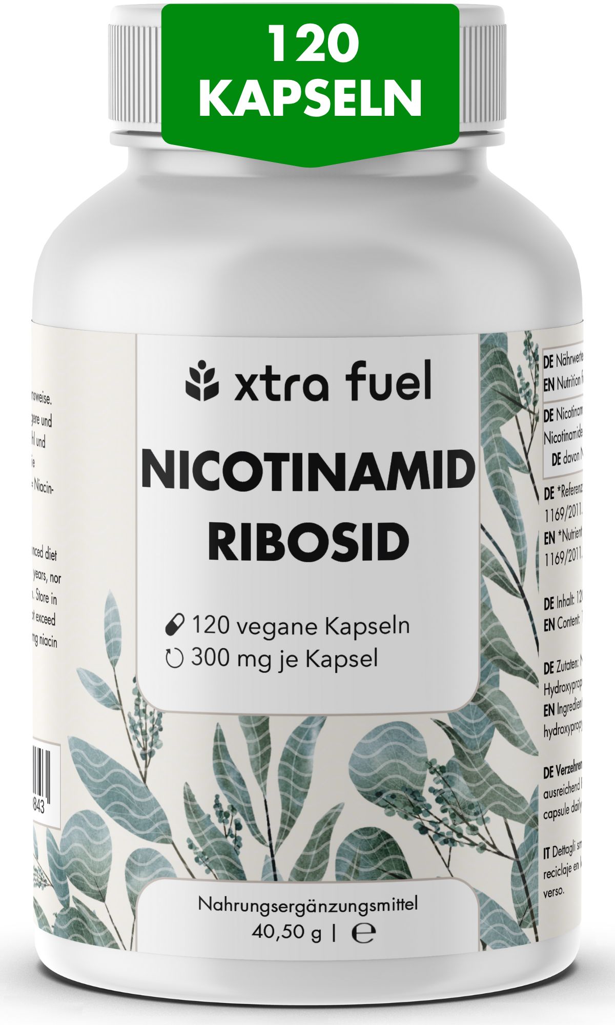 Nicotinamide Riboside 300 - Precursore NAD+ - Niacina per energia e vitalità cellulare*