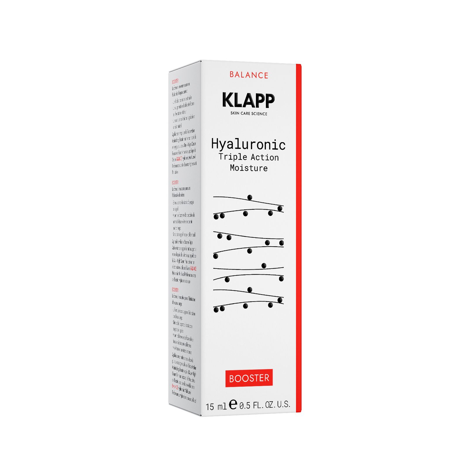 Klapp, Hyaluronic Multi Level Performance Triple Action Moisturizing Booster