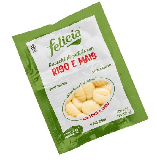 Gnocchi di Patate con Riso e Mais Senza Glutine - Pasta Felicia