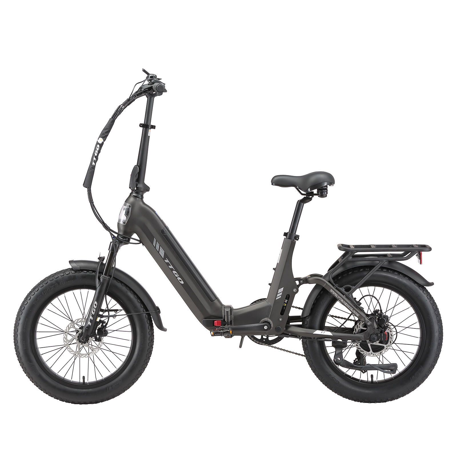 TTGO F7 Faltbares E-Bike, 48V 15Ah Akku, hydraulische Scheibenbremsen