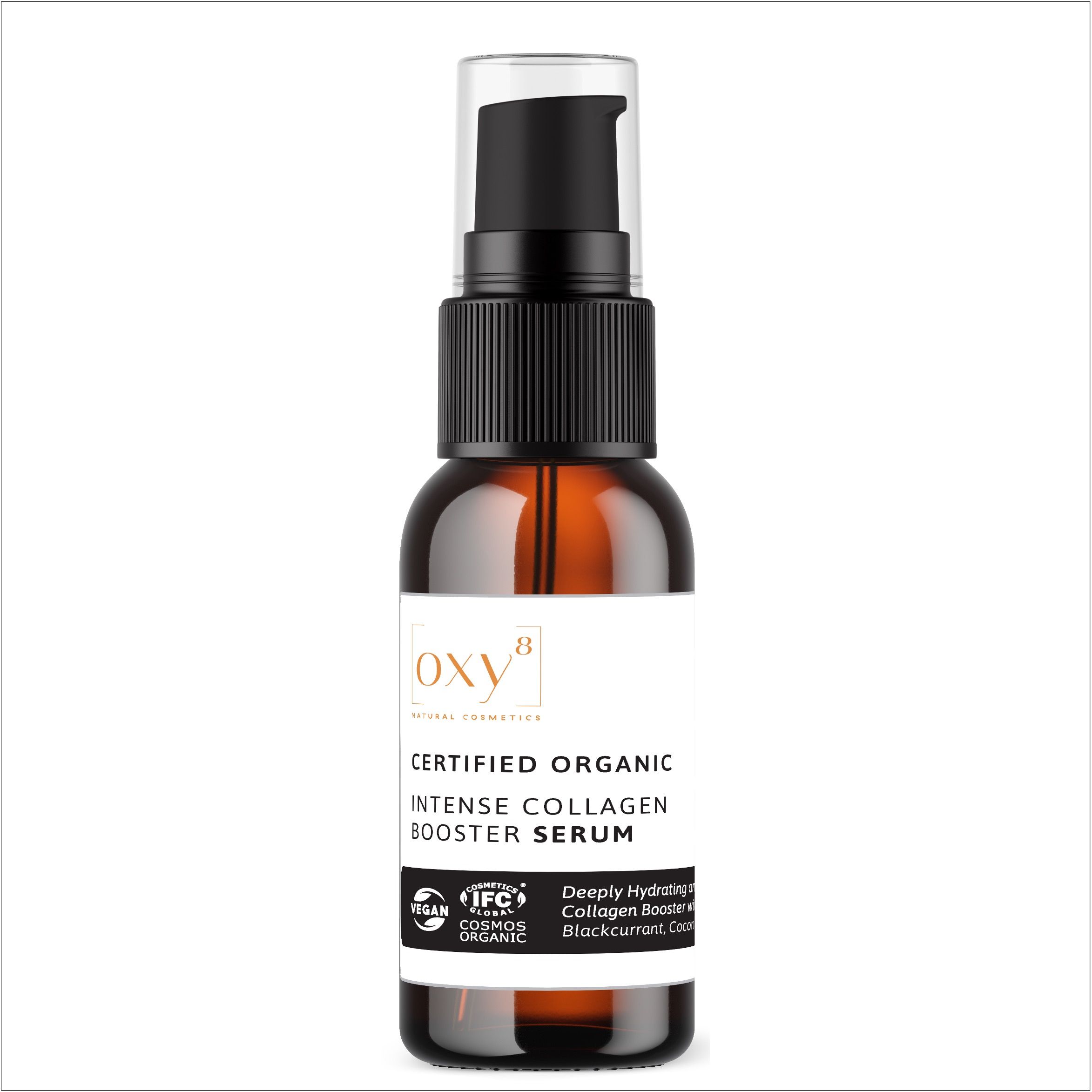 oxy8 Naturkosmetik INTENSE COLLAGEN BOOSTER SERUM - Anti Aging. Glättende Wirkung in wenigen Tagen.