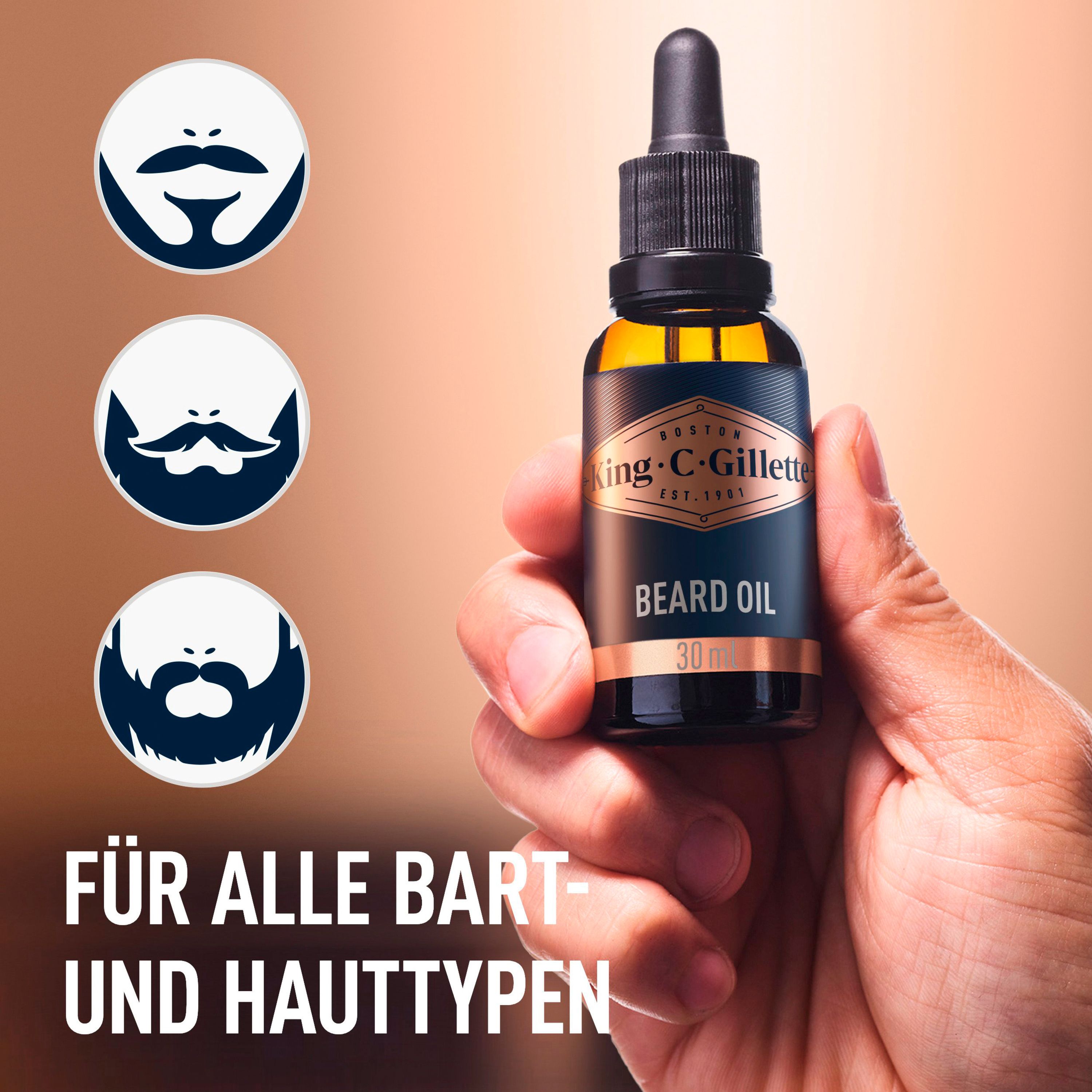 King C. Gillette "Bartöl"