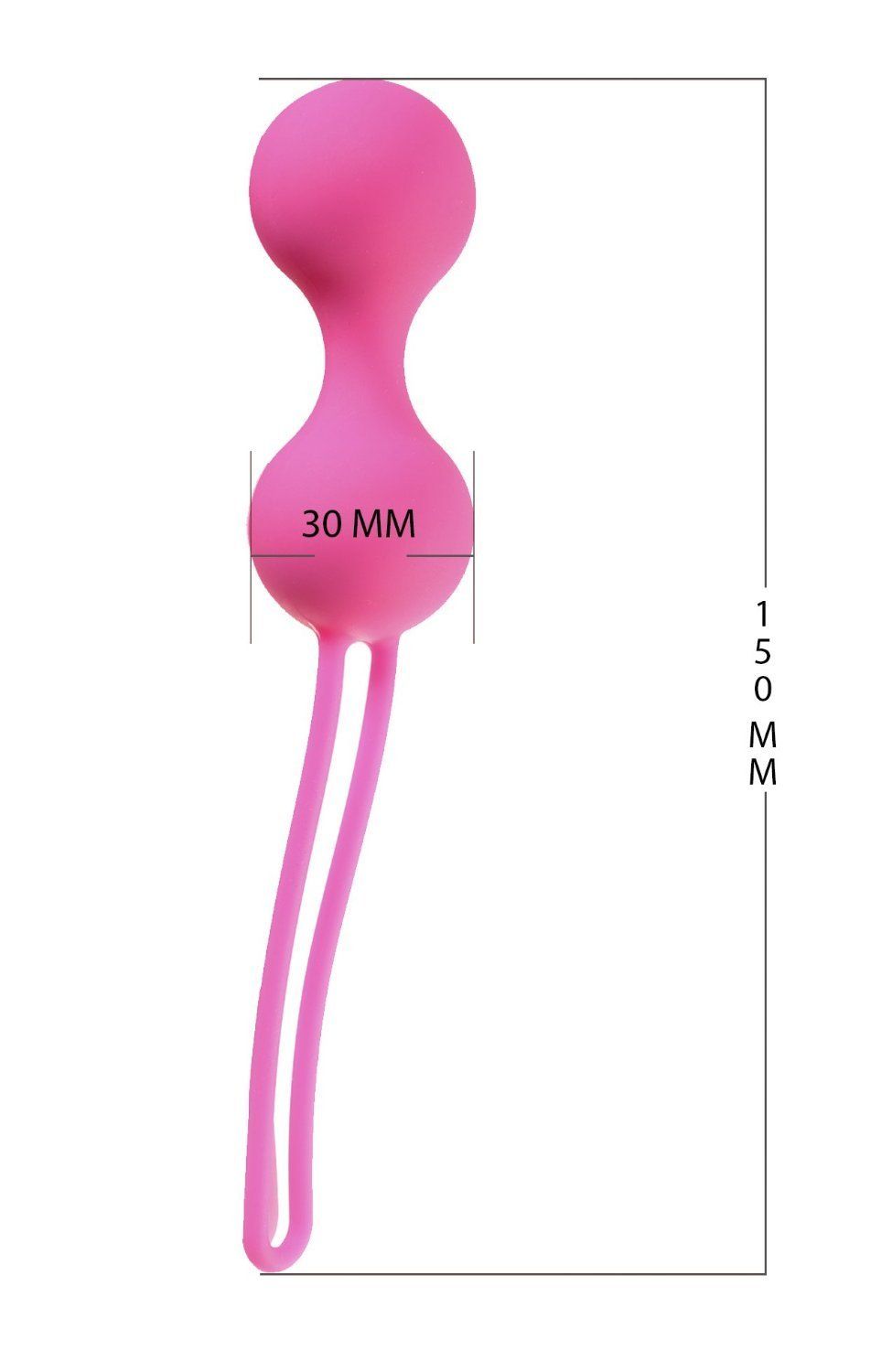 Lumunu Luxus Silikon Liebeskugeln (pink)