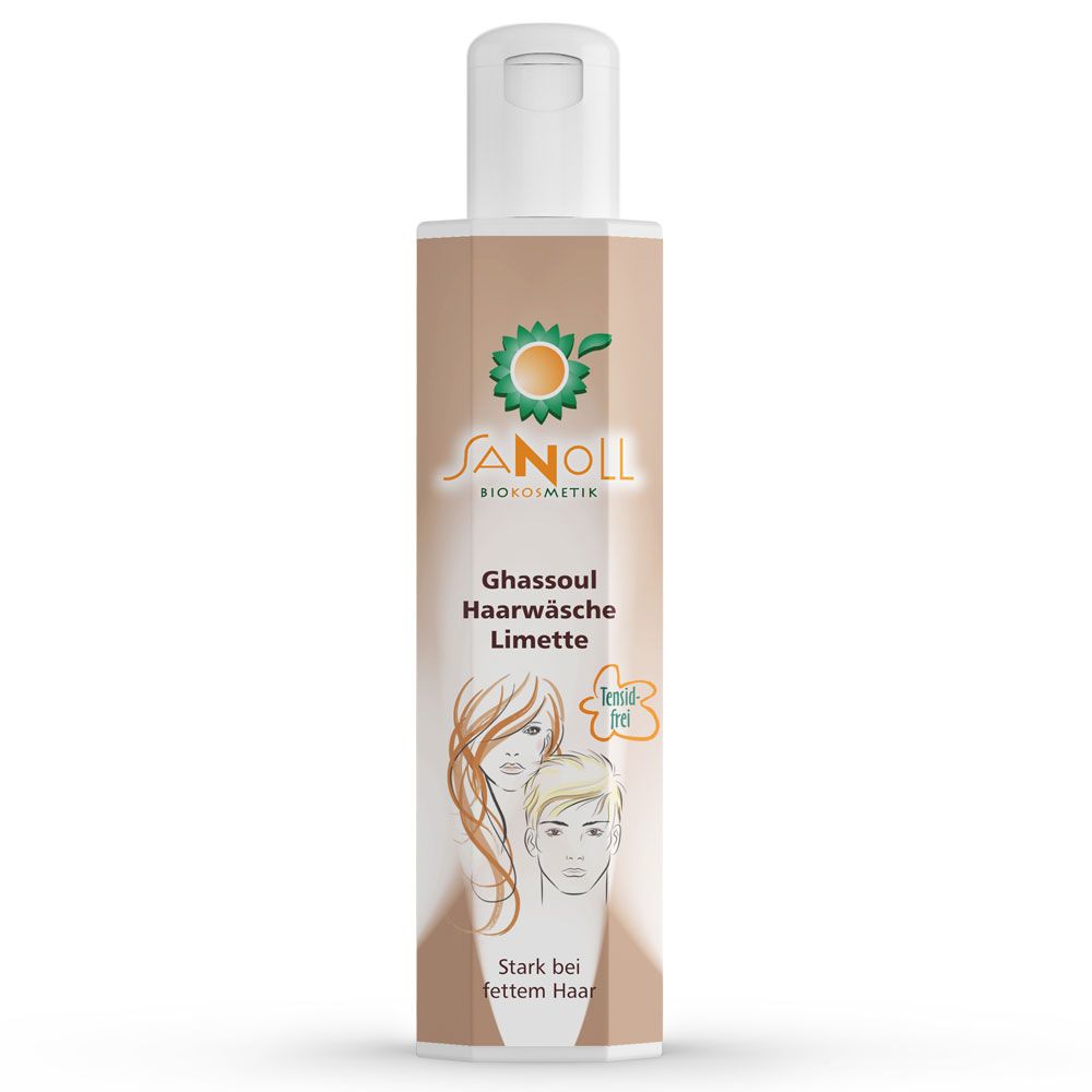 Sanoll Ghassoul Haarwäsche Limette 200 ml