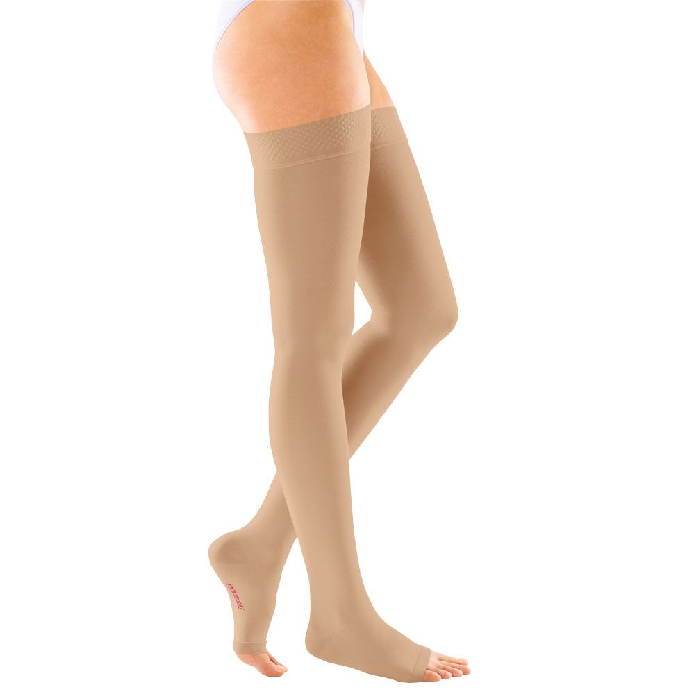 mediven® forte Ccl3 AG Schenkelstrümpfe normal (72-83 cm) o. Fußspitze Noppenhaftband 1 St