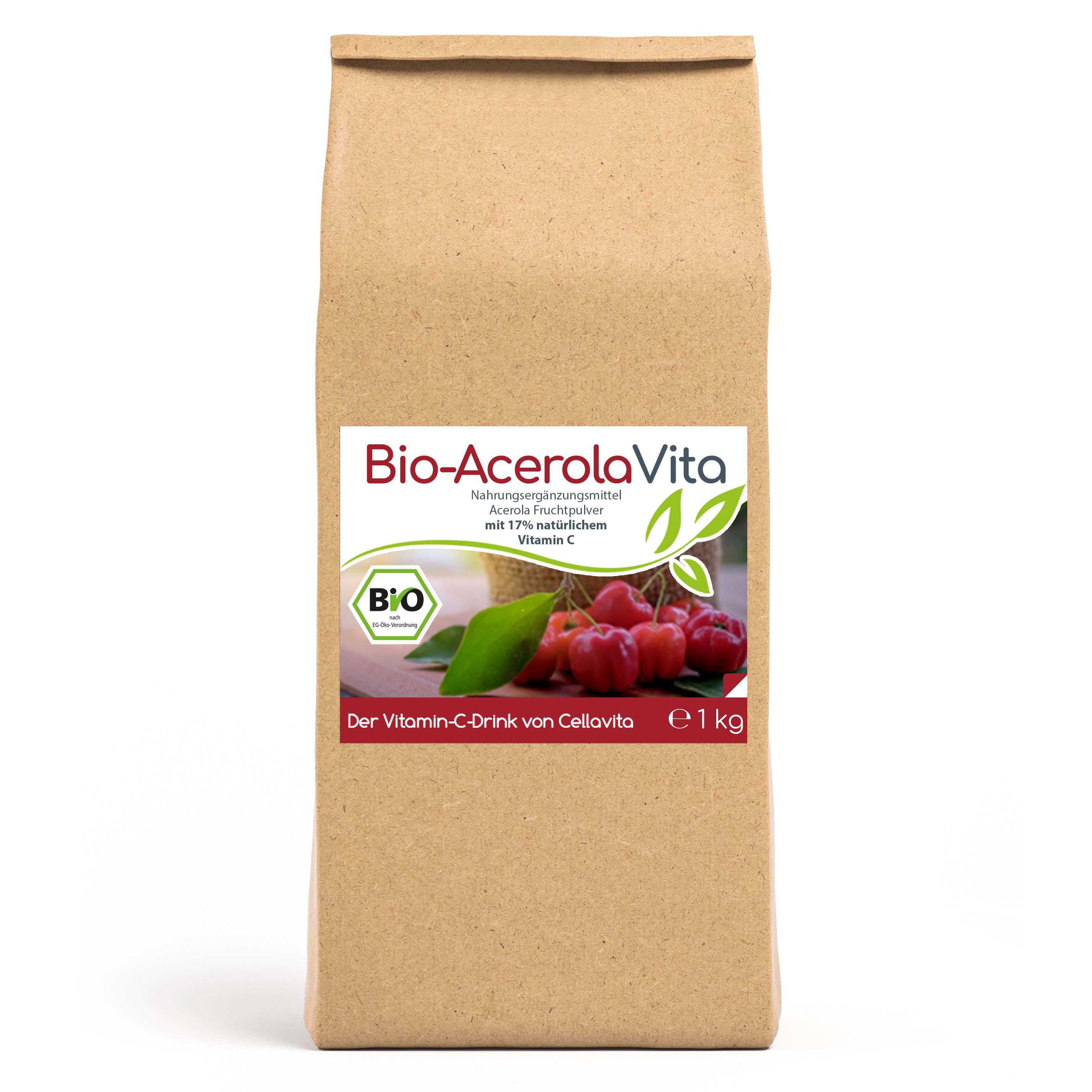 Cellavita - Bio Acerola Vita (Der Vitamin-C-Drink) Pulver 1000 g