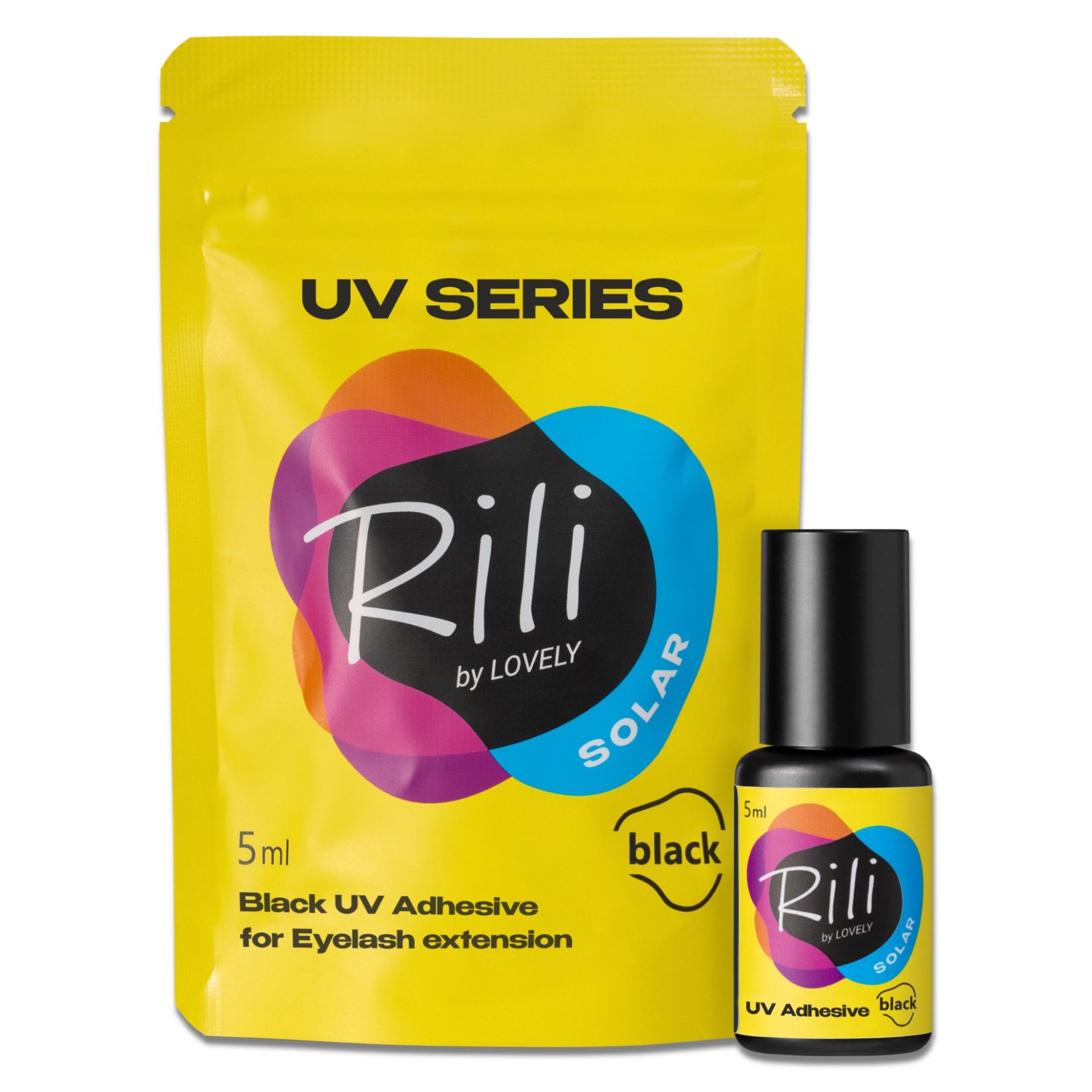 Lovely UV Kleber Lash Glue Wimpernkleber für Wimpernverlängerung Schwarz