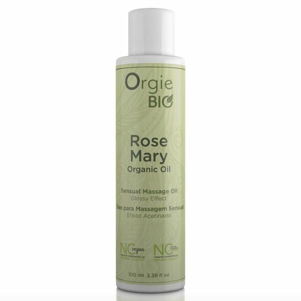 Orgie BIO *Rose Mary* bioveganes Massage-Öl mit Glossyeffekt für eine stimulierende Massage 0,1 l Massageöl