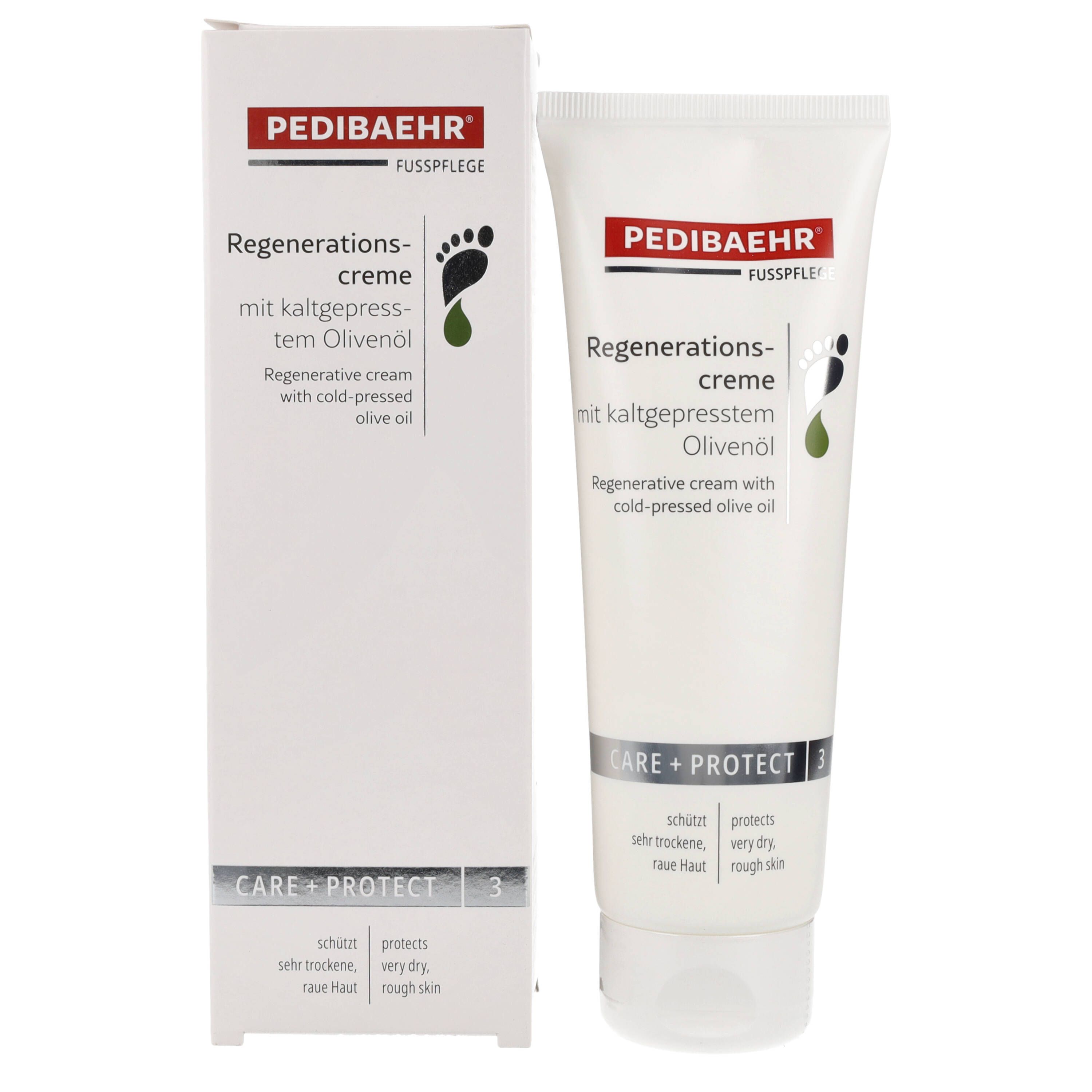 Pedibaehr Regenerationscreme mit Olivenöl 125 ml Fußcreme