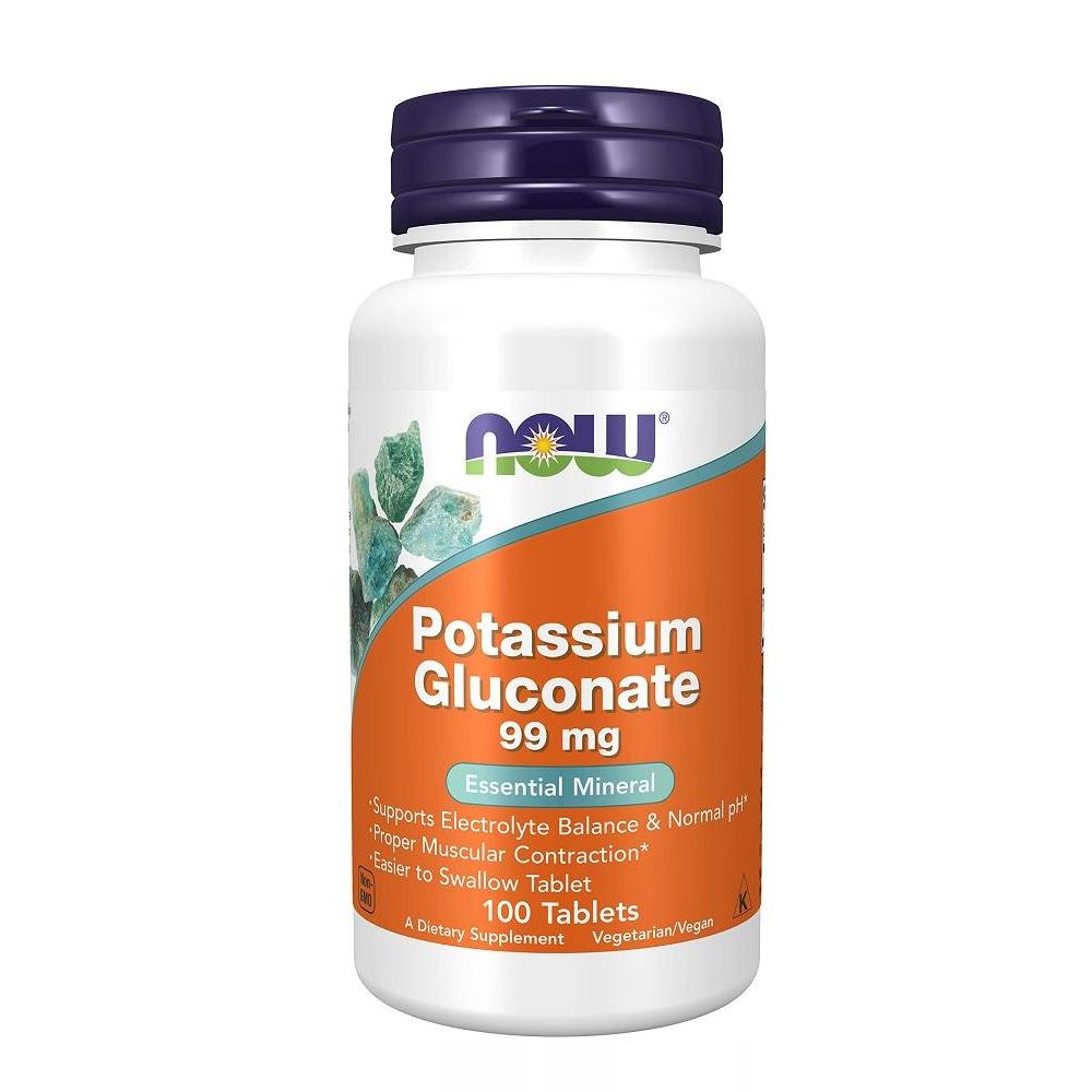 NOW Foods Kaliumgluconat 100 St Tabletten