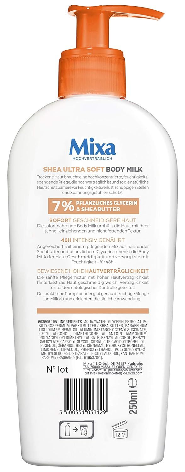 Mixa Shea Ultra Soft Body Milk