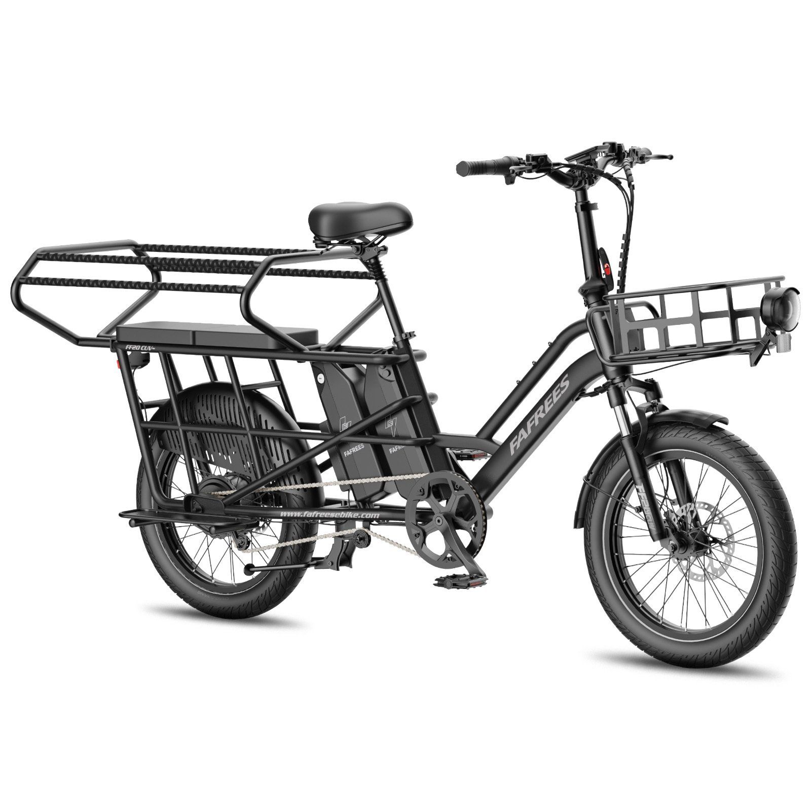 FAFREES FF20 CUV Modulares Longtail-E-Bike – Dual-Akku 30 Ah