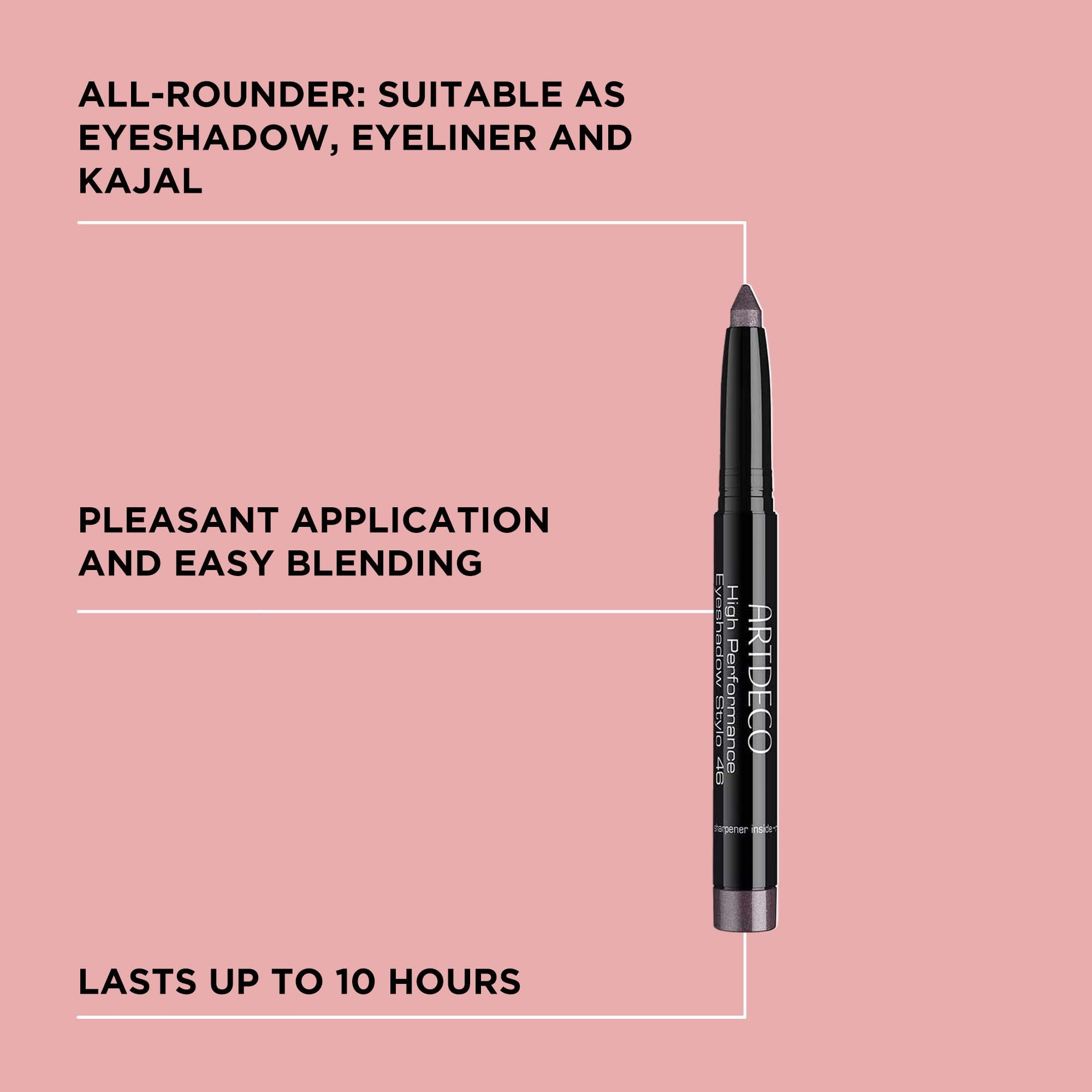Artdeco High Performance Eyeshadow Stylo. Geeignet als Lidschatten, Eyeliner und Kajal.