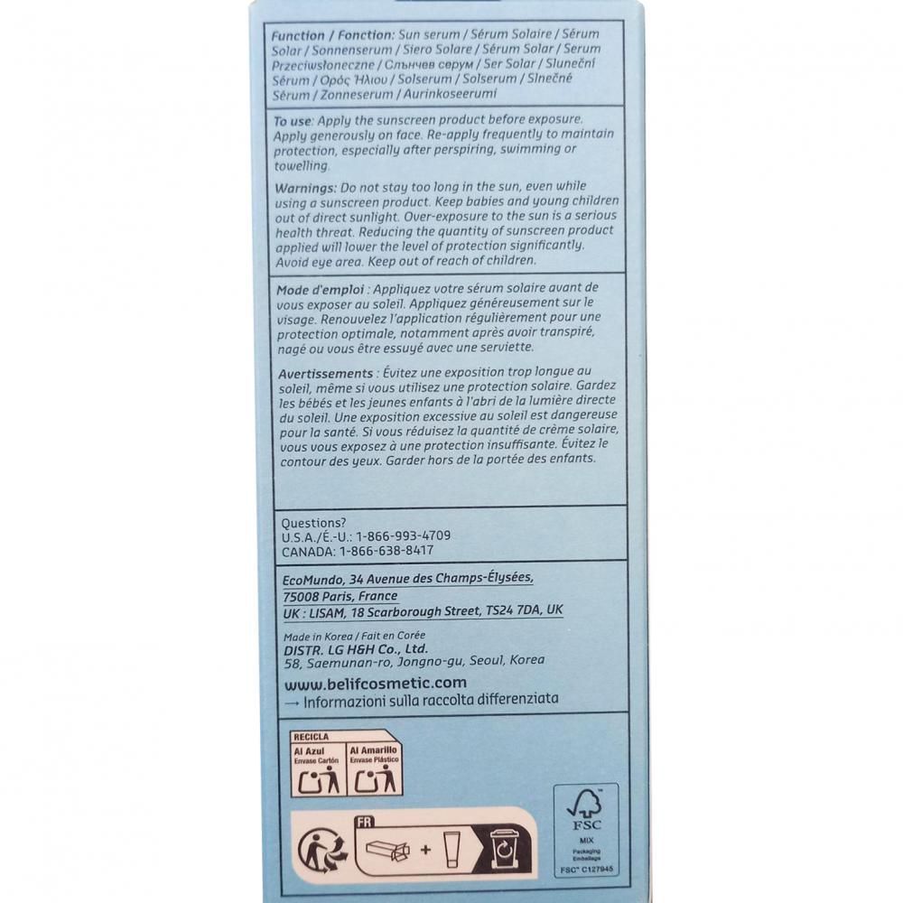 Rückseite der Verpackung mit Anwendungshinweisen und Warnungen in mehreren Sprachen.