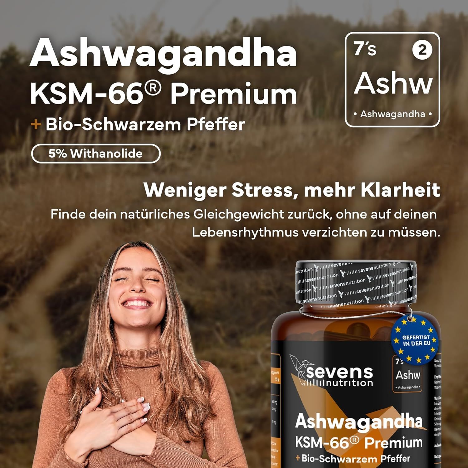 SEVENS NUTRITION Ashwagandha Kapseln