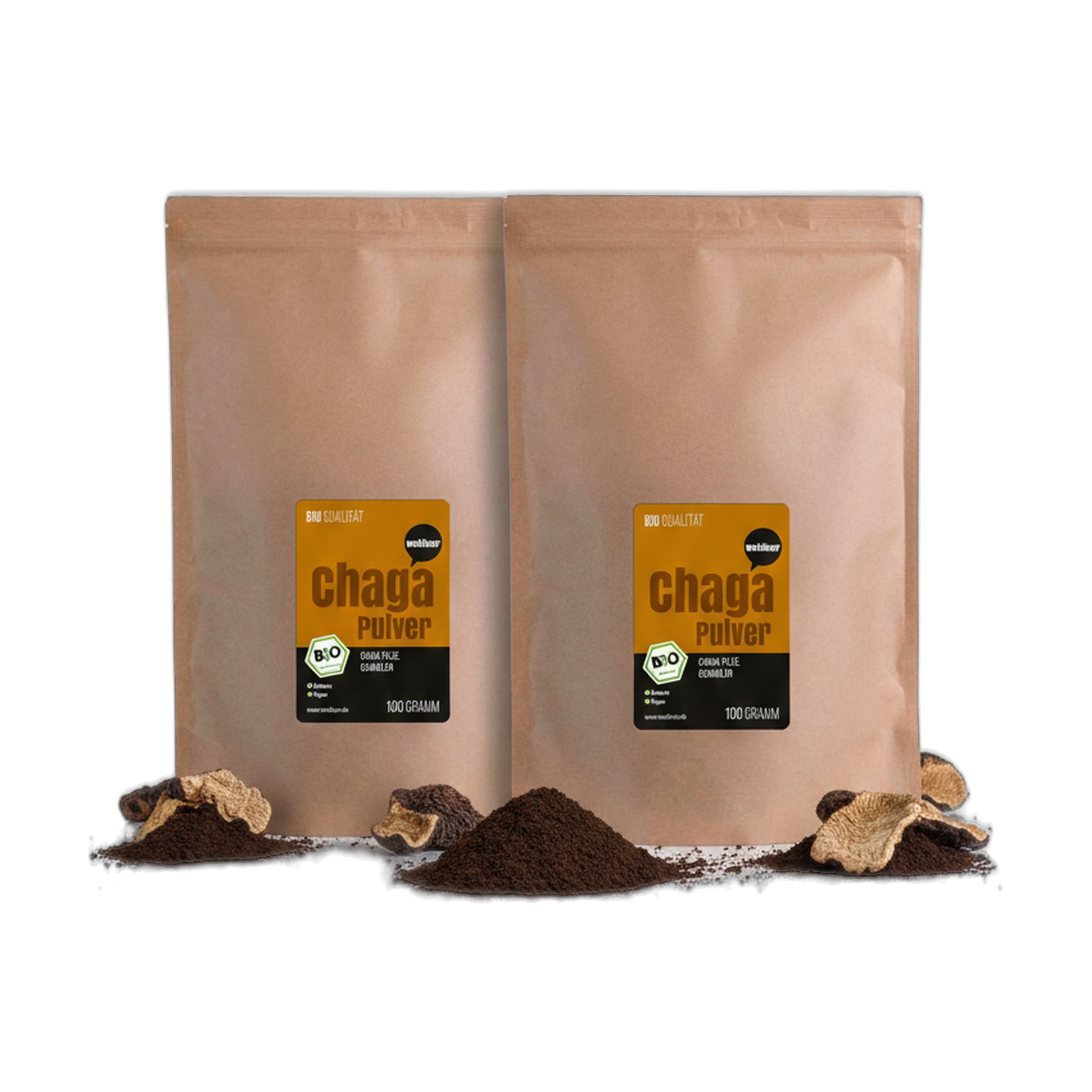 Wohltuer Bio Chaga Pulver 100 g