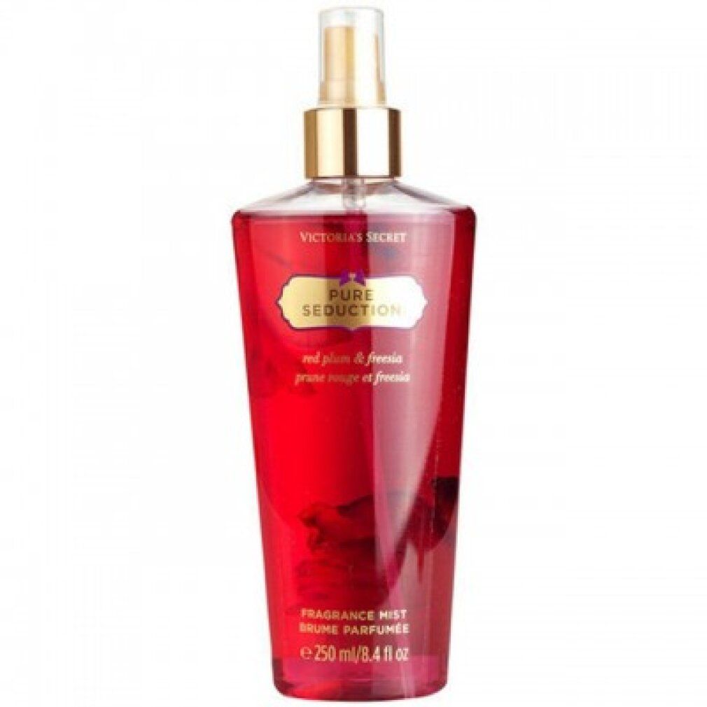 Victoria's Secret Körperspray Pure Seduction, rote Flüssigkeit, 250 ml.