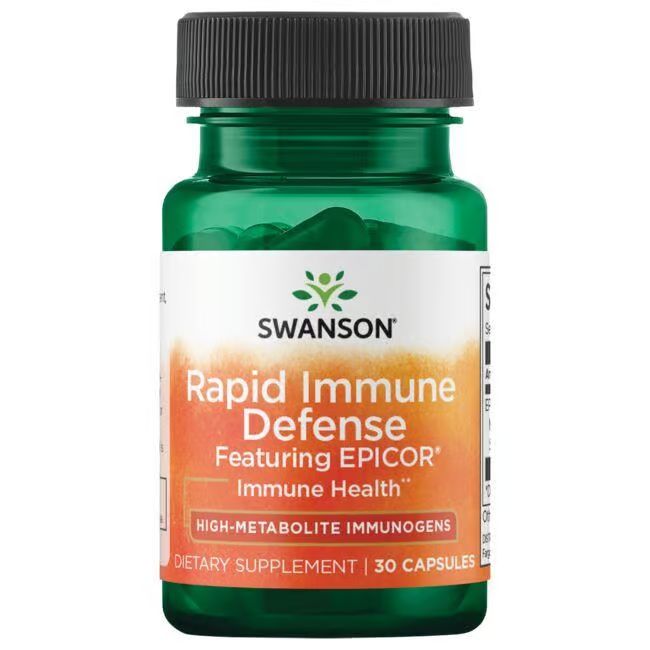 Swanson Schnelle Immunabwehr mit EpiCor 500 mg 30 Pc