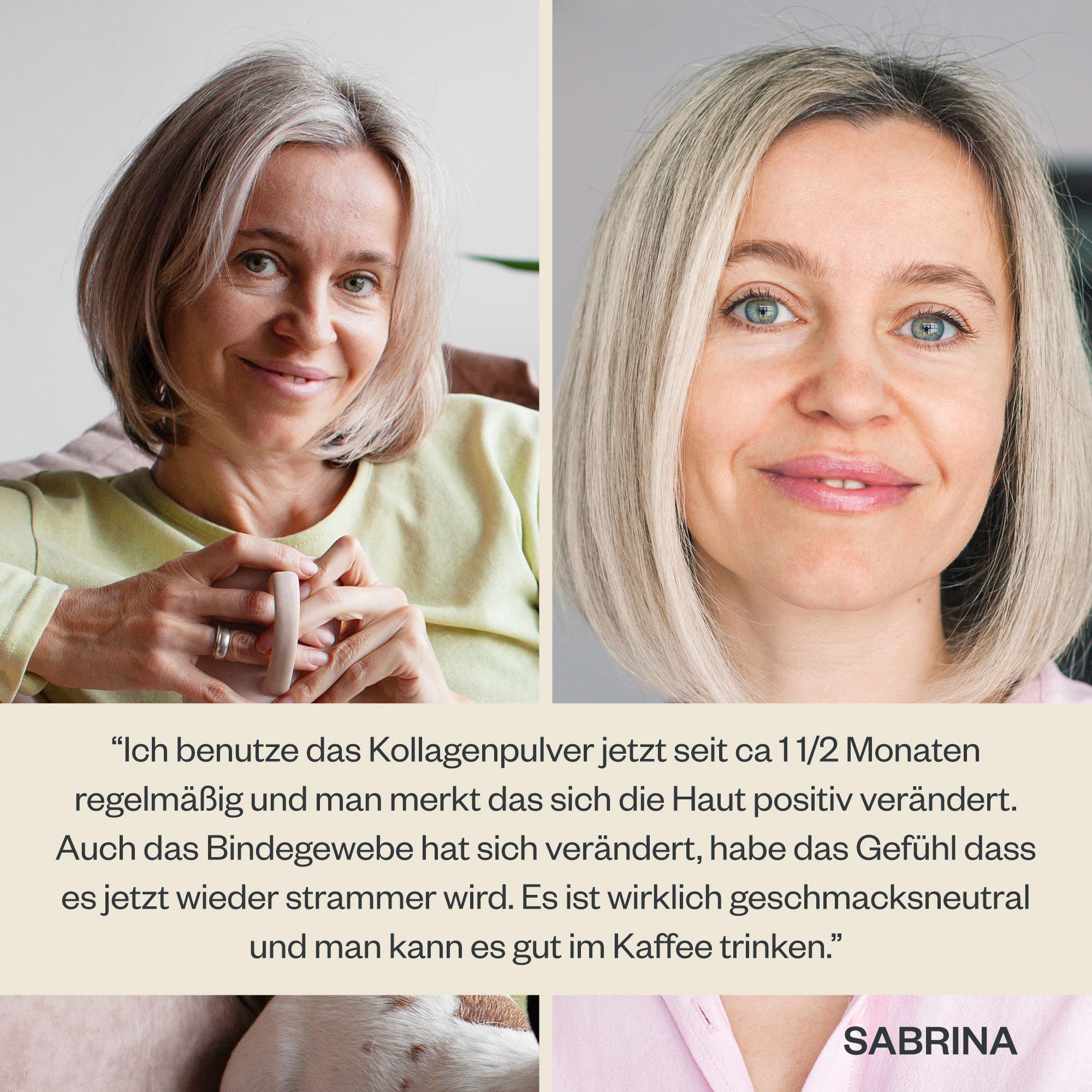 Premium Kollagen Hydrolysat Karamell – Typ III & I Peptid-Pulver aus Weidehaltung – gut löslich