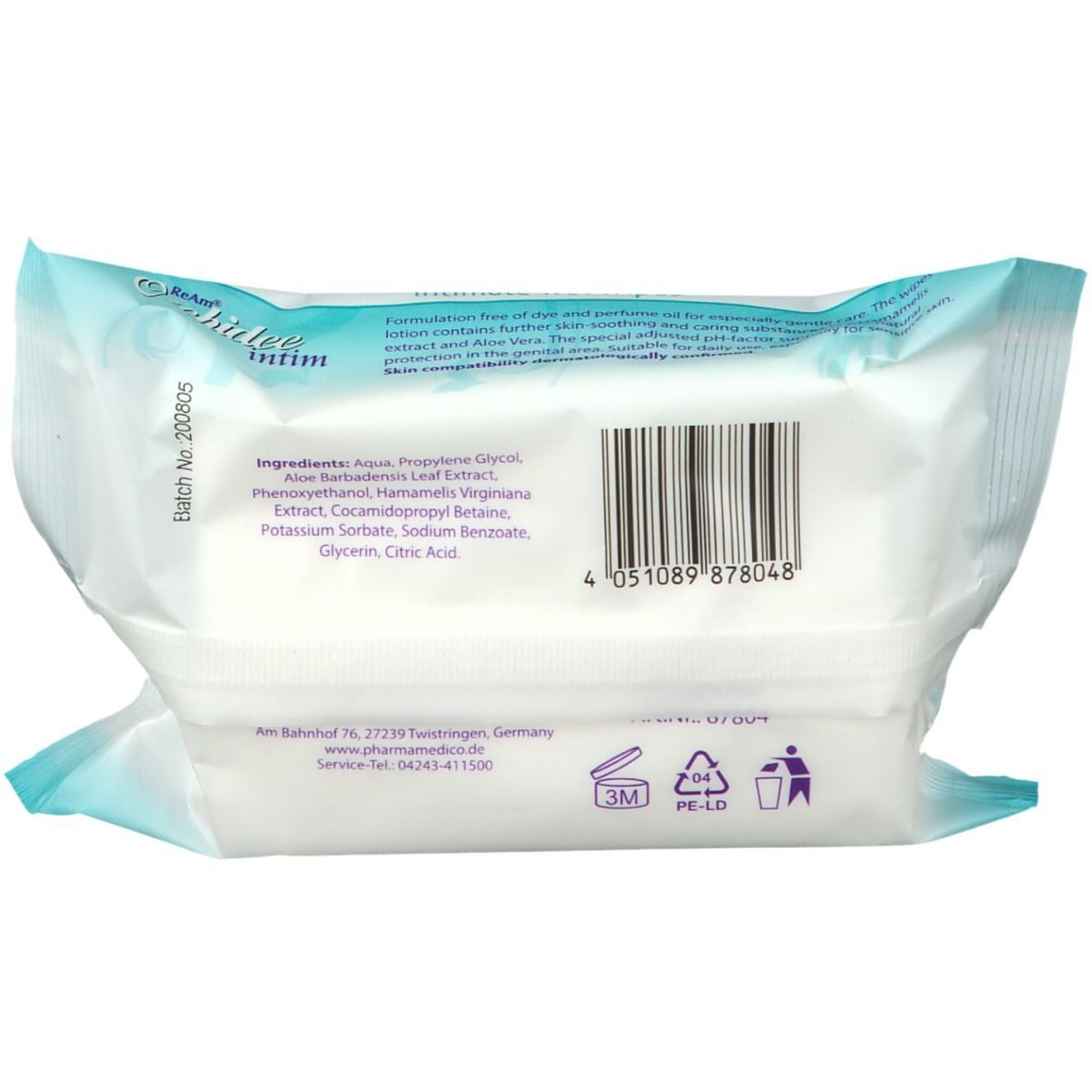 ReAm® Orchidee Intim Feuchttücher