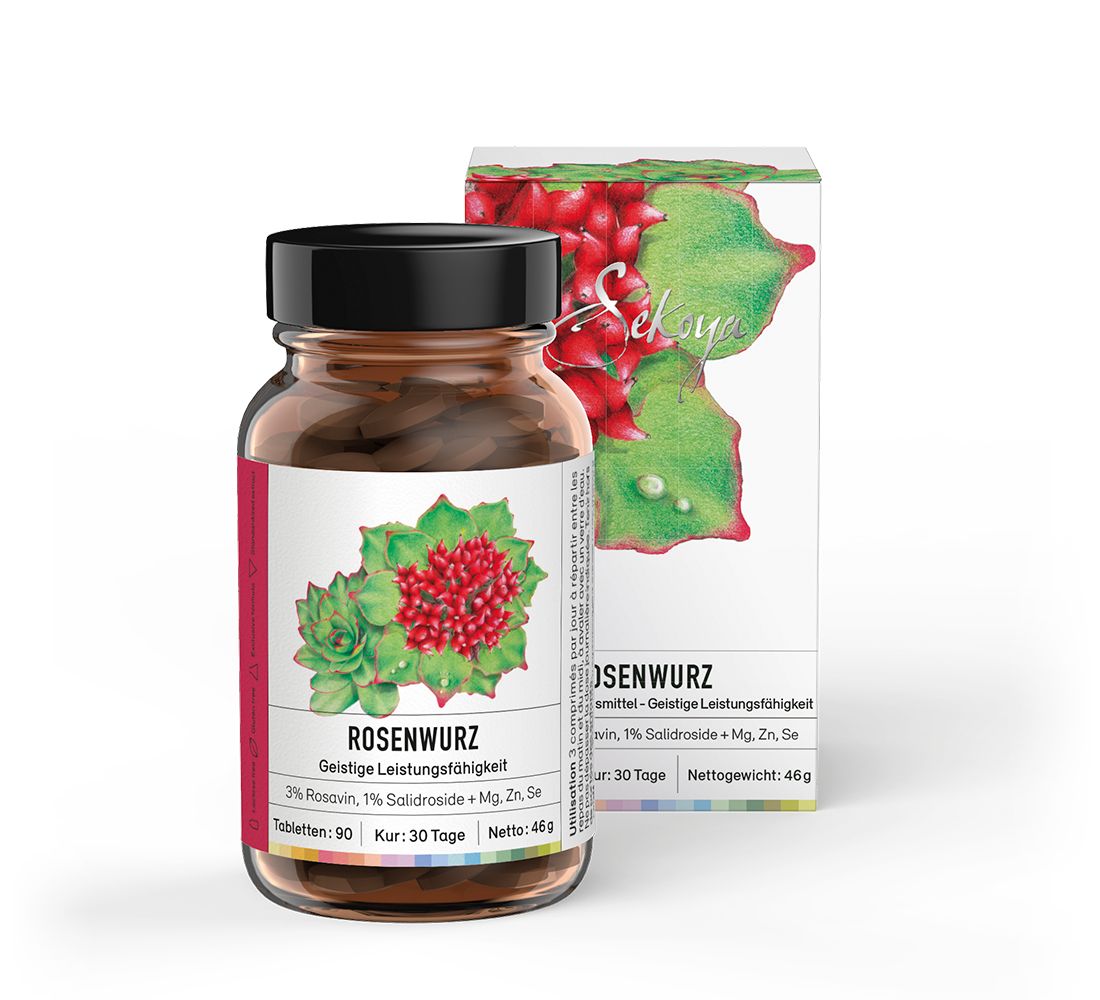 Sekoya Swiss - Rosenwurz | Rhodiola Rosea | Gegen Stress