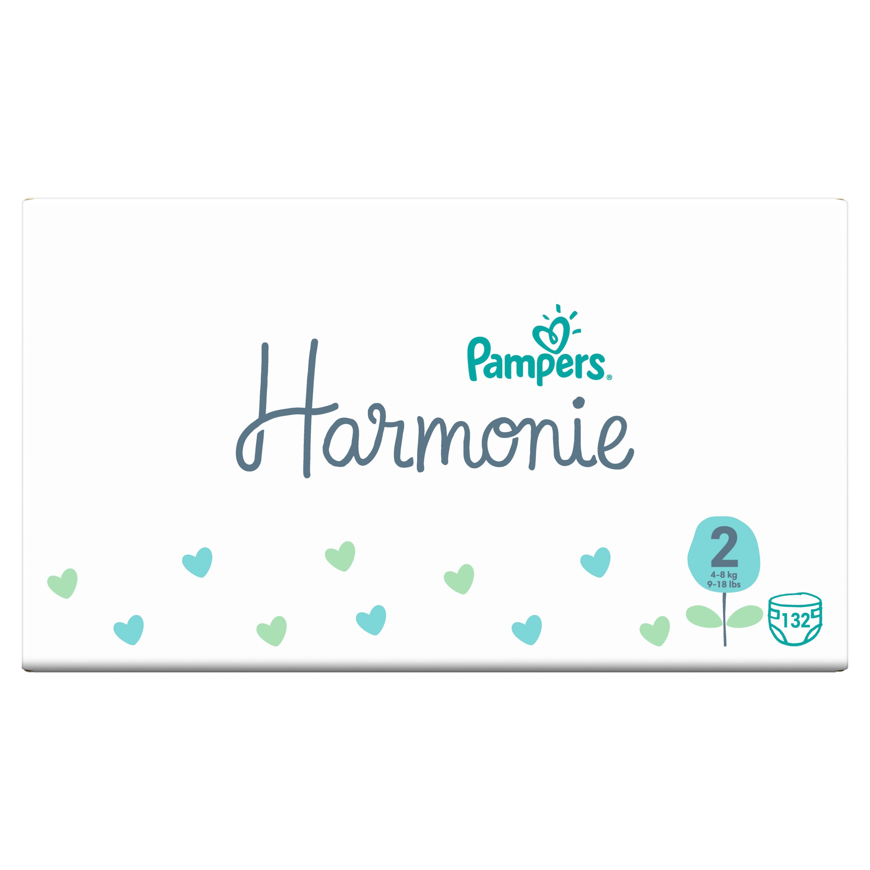 Pampers - Monatsbox Einwegwindeln "Harmonie" Gr.2 Mini, 4-8 kg