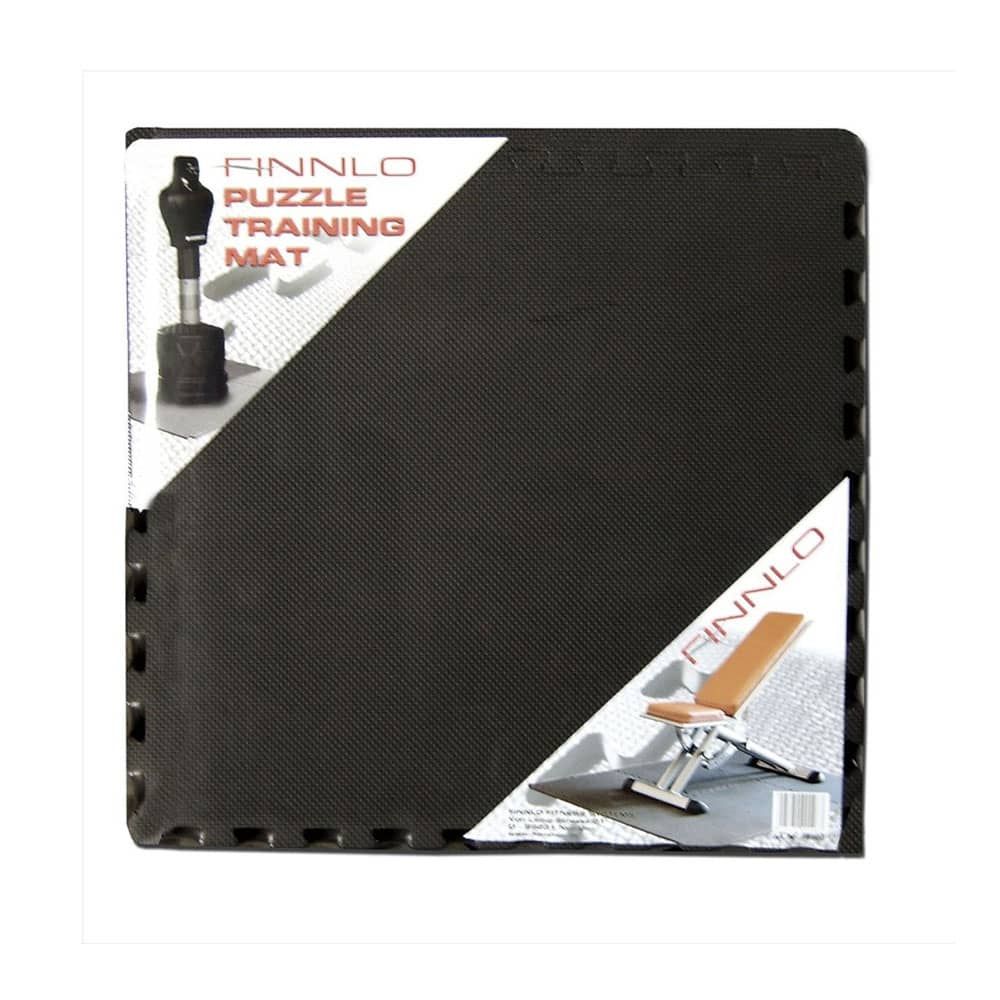 Finnlo Bodenschutzmatte Puzzlematte 6-teilig, schwarz 190x130x1,2cm