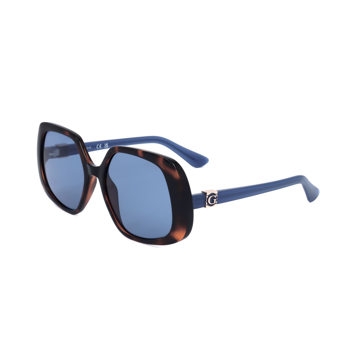 Guess occhiali da sole donna GU7862 mottled brown blue