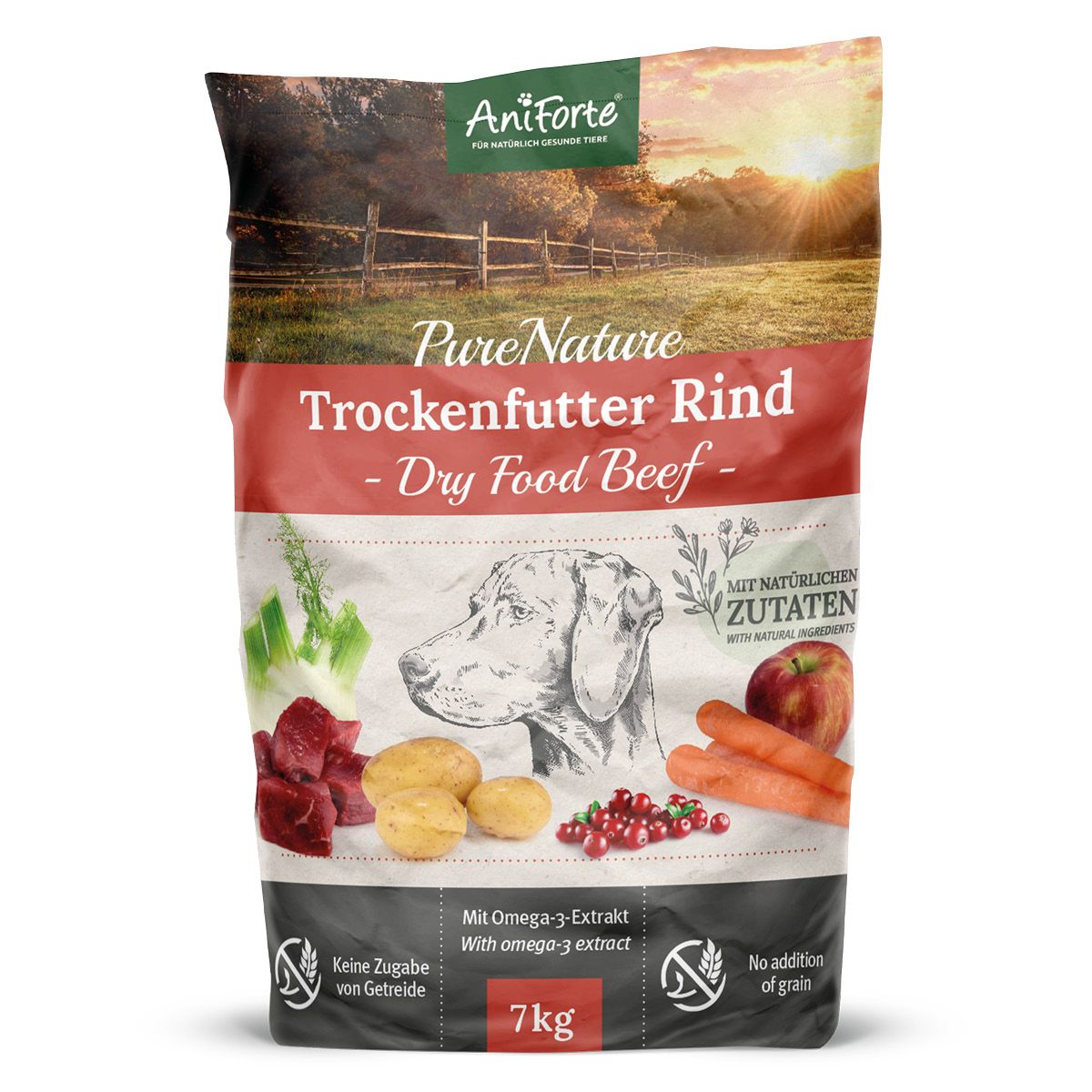 AniForte Trockenfutter Rind