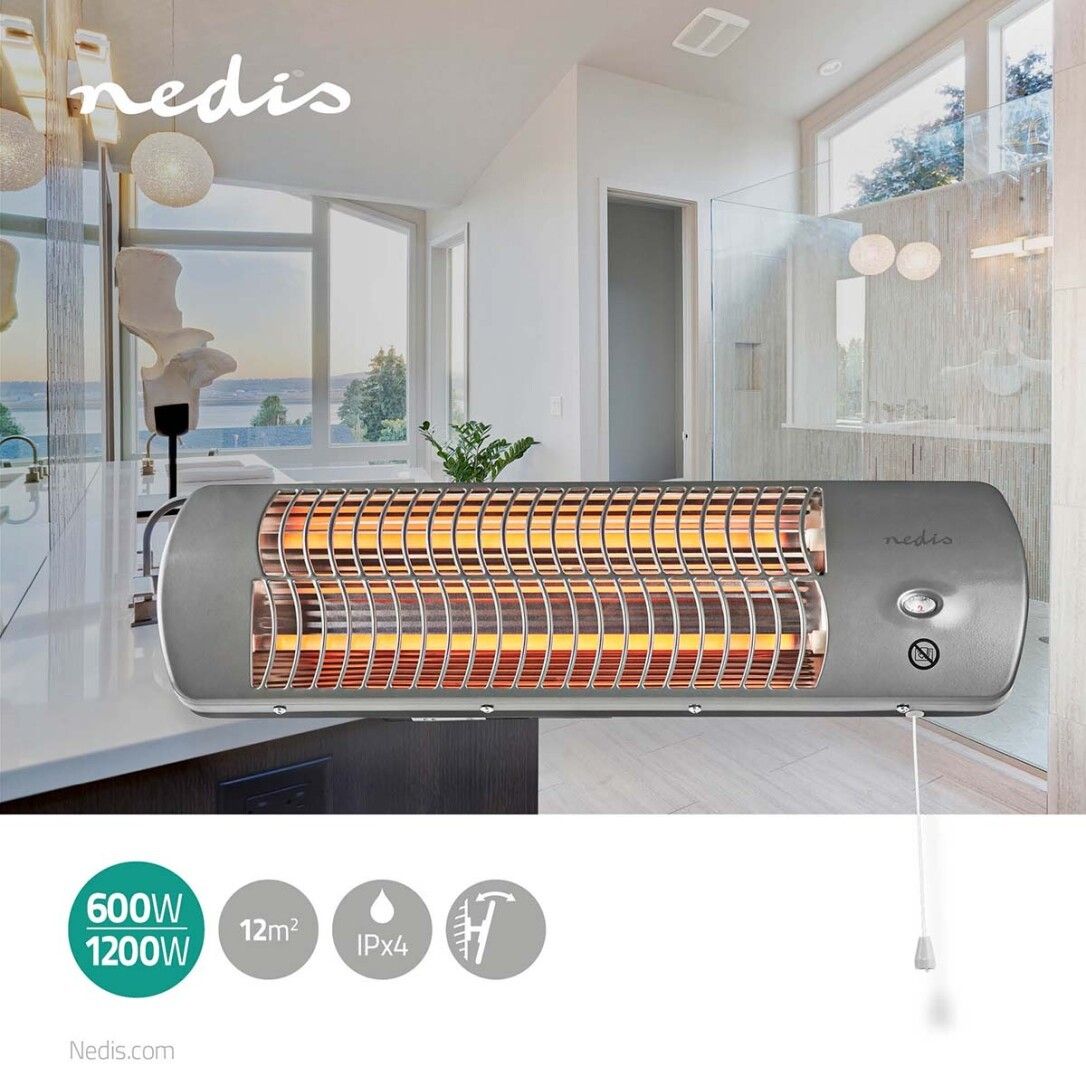 Nedis HEIZSTRAHLER BADEZIMMER  HTBA10GY