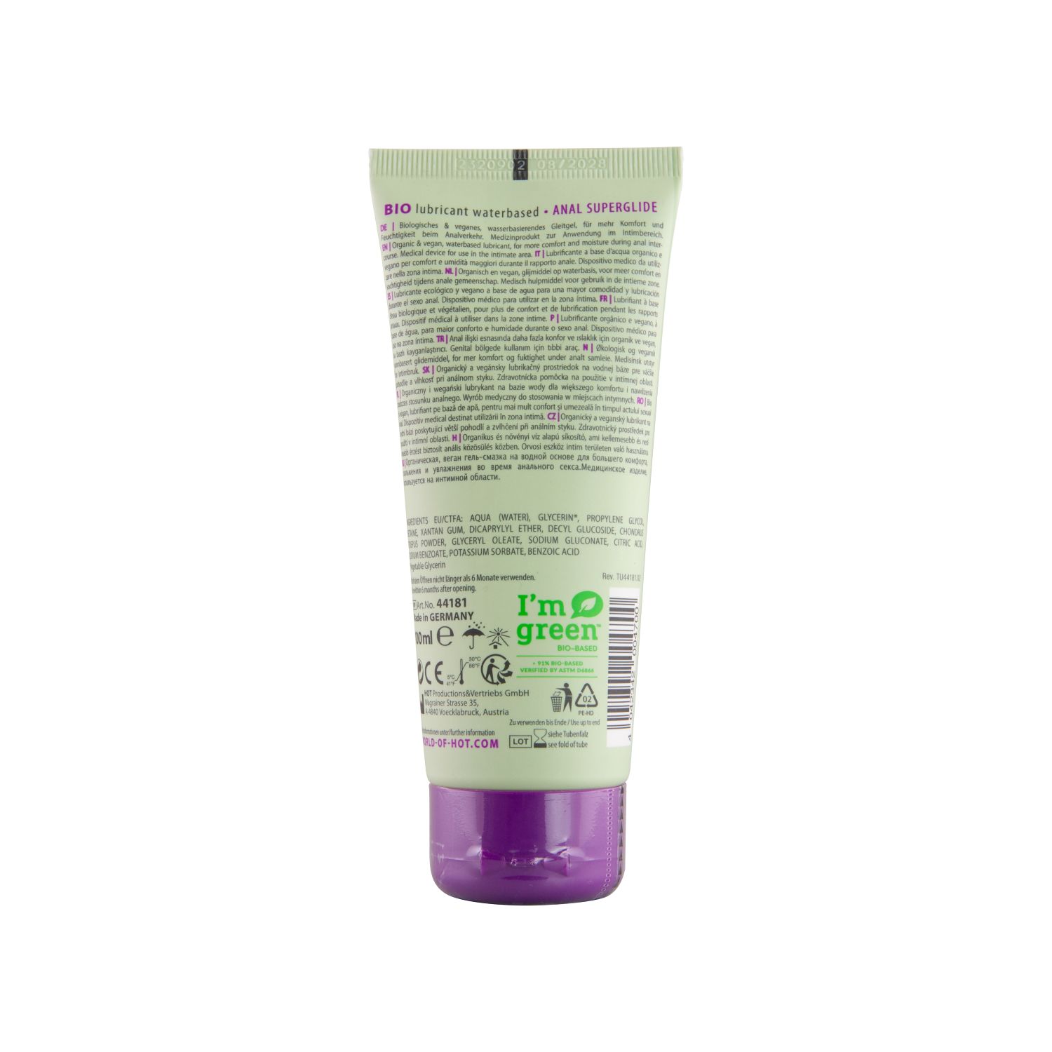 BIO Lubricant ANAL – waterbased lubricant
