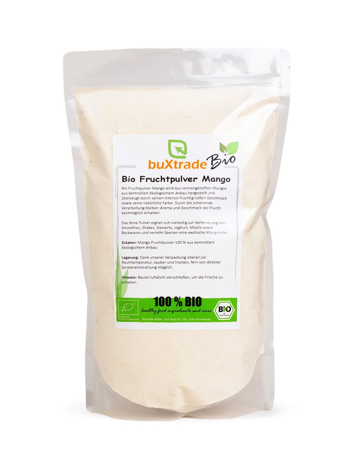 buXtrade Bio-Mangopulver 100 g Pulver