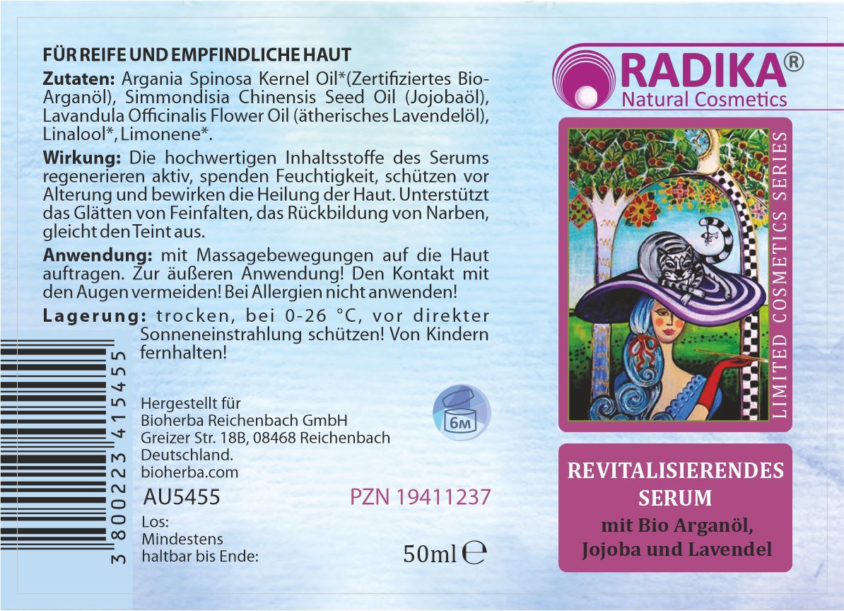 Bioherba Anti- Aging Gesichtsserum mit Avocadoöl & Ylang-Ylang