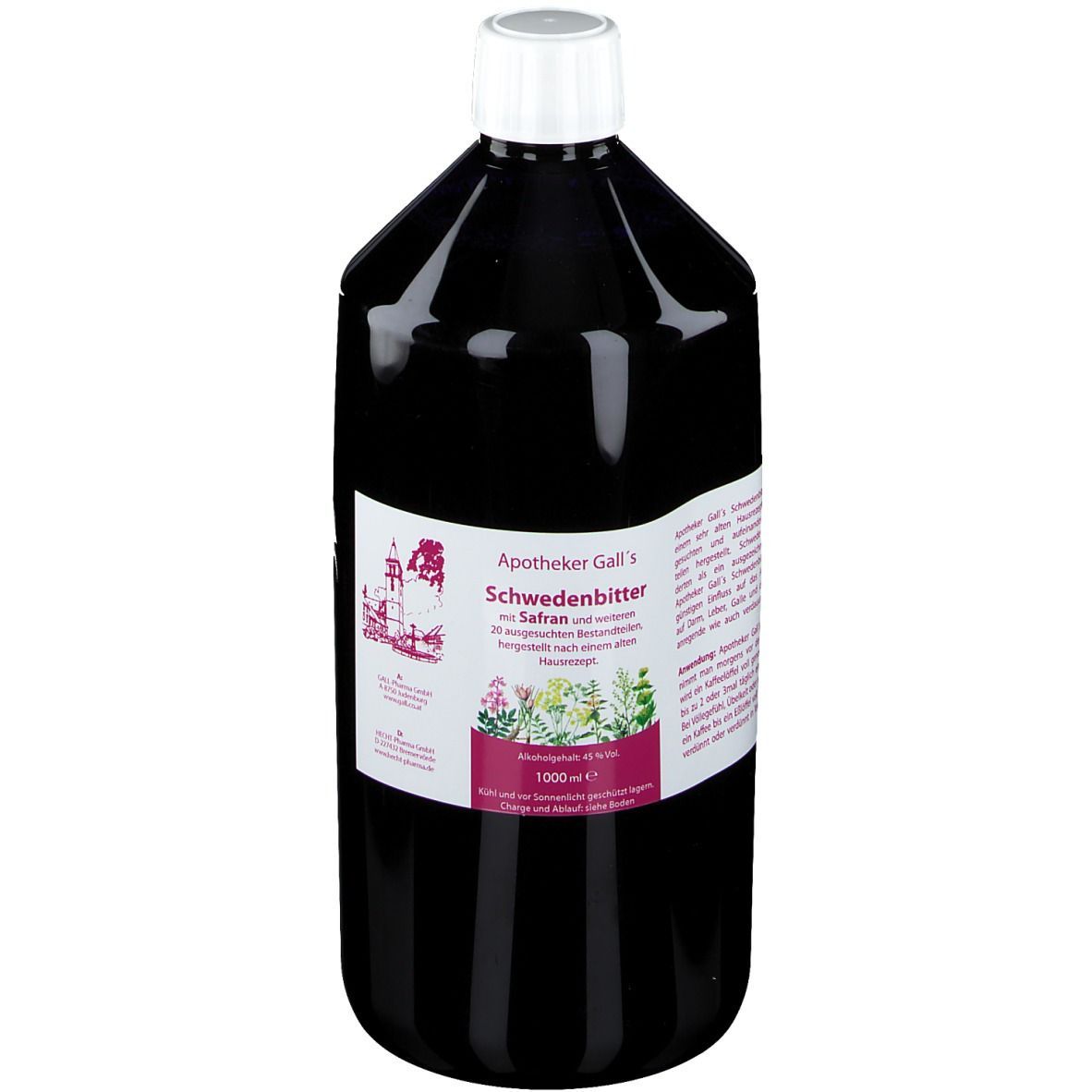 Apotheker Galls Schwedenbitter mit Safran