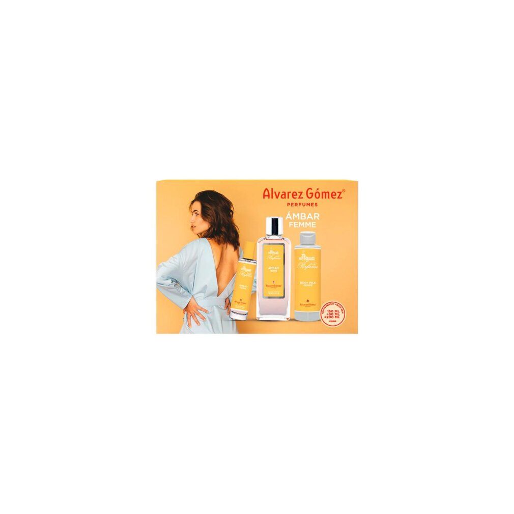 Set mit Damenparfüm Alvarez Gomez Ámbar femme edp e
