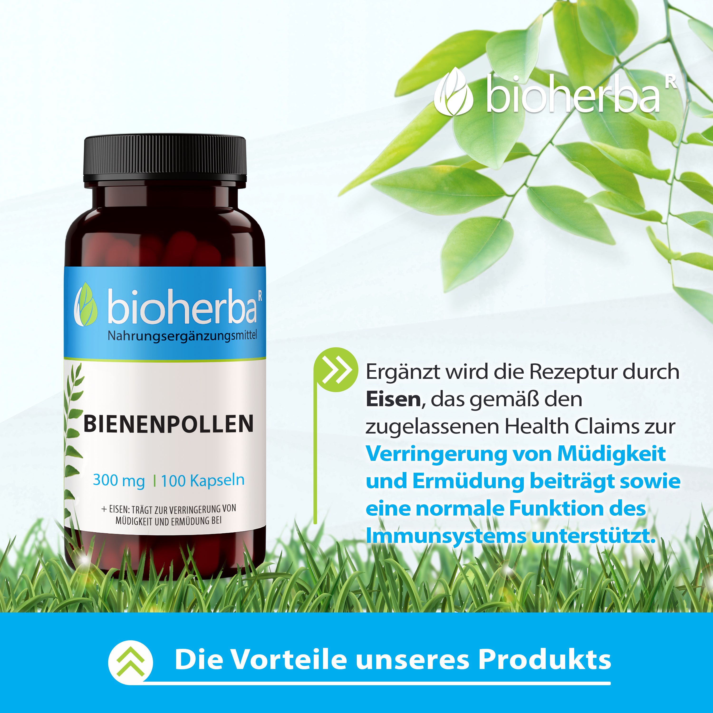 Bioherba Bienenpollen Kapseln