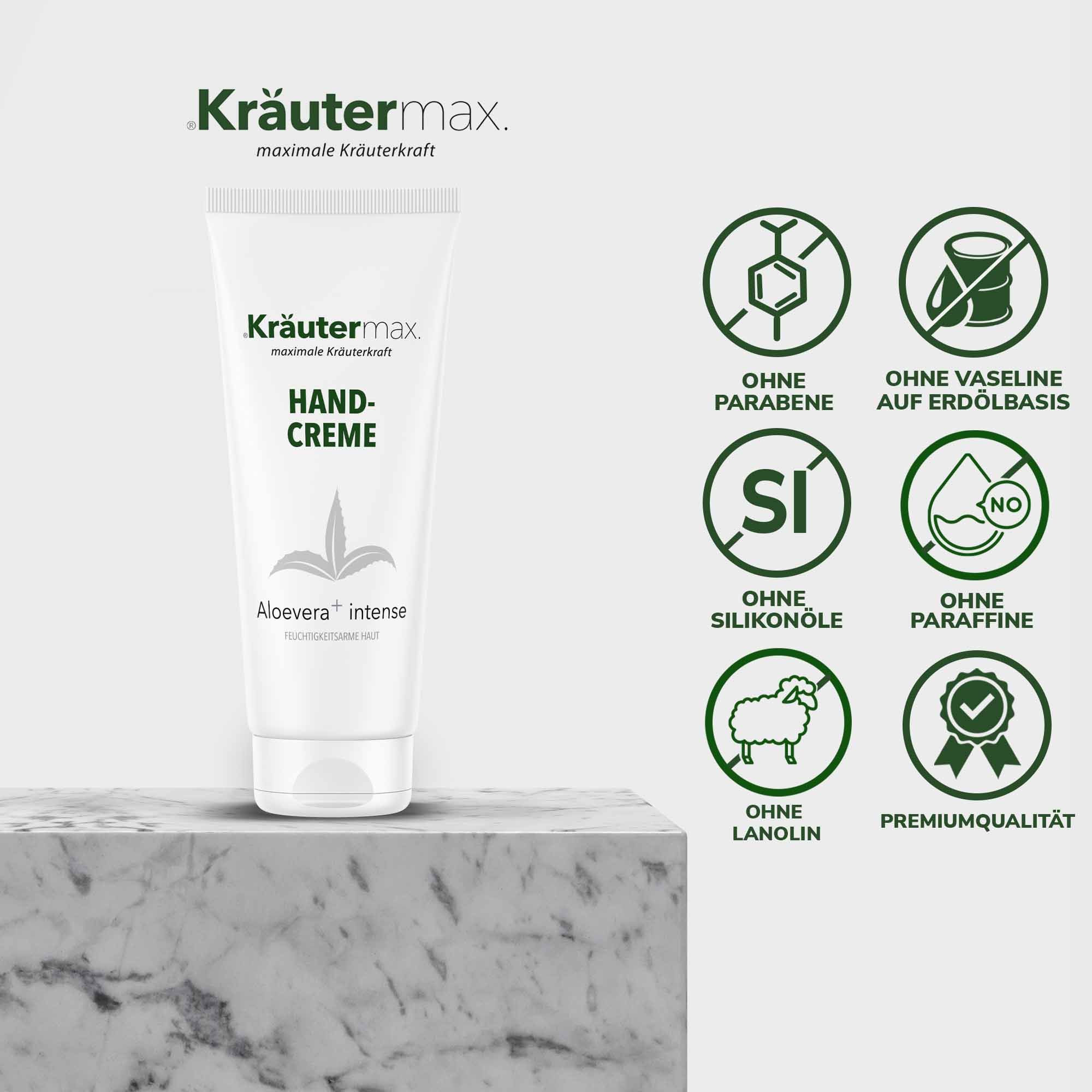 Kräutermax Handcreme Aloevera plus intense