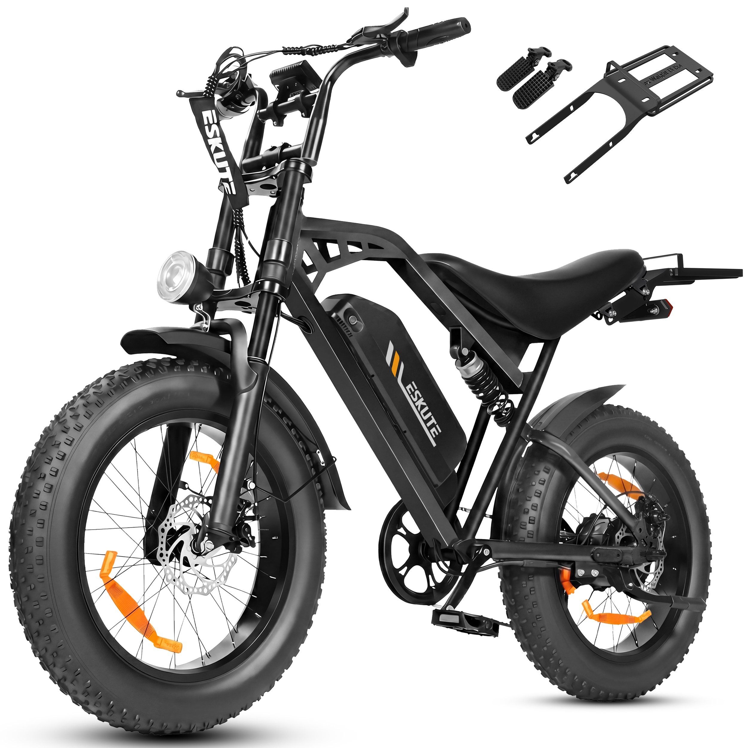 Eskute V202 Offroad-Elektrofahrrad, 48V 20,8Ah Akku 1 St
