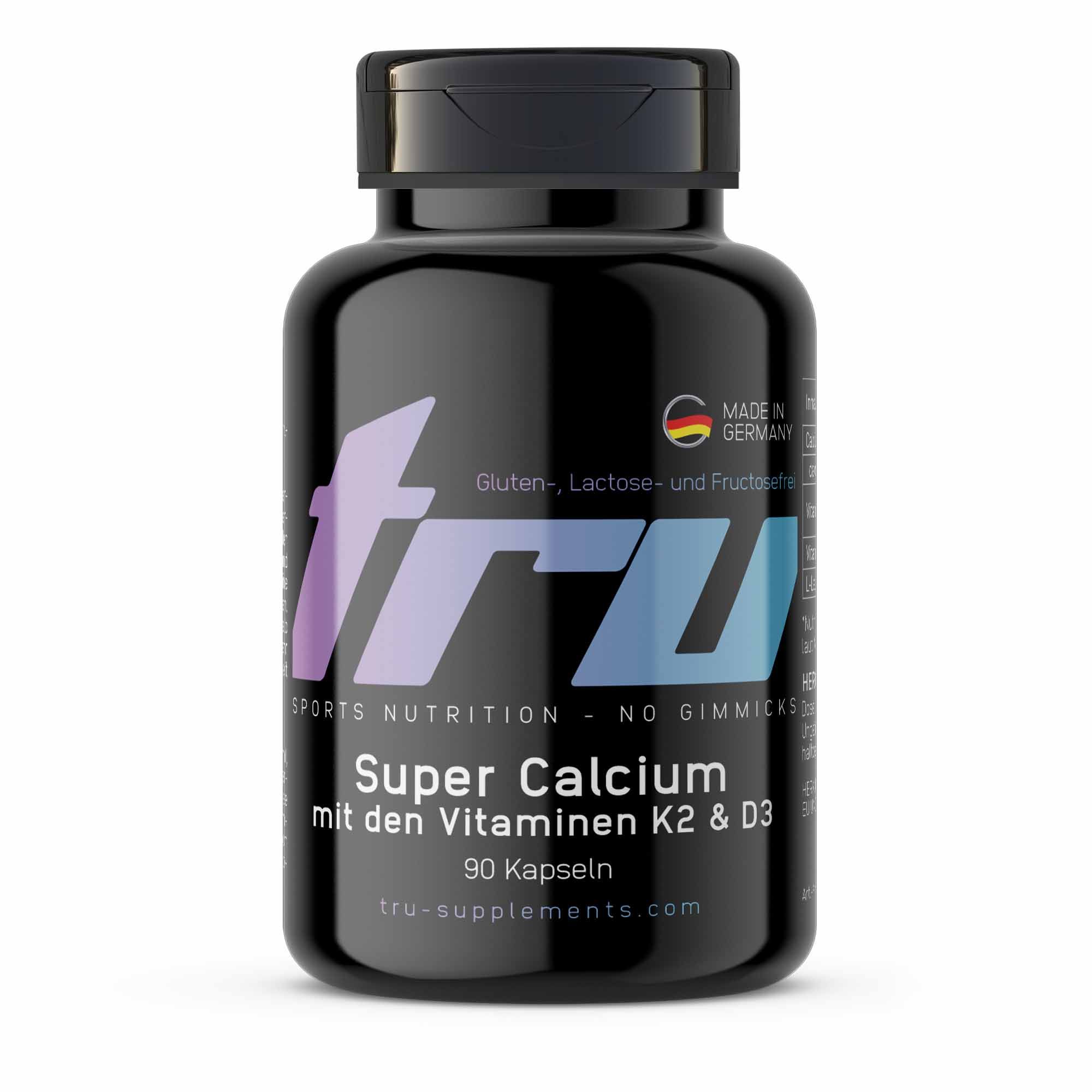 TRU Super Calcium mit K2&D3 90 St