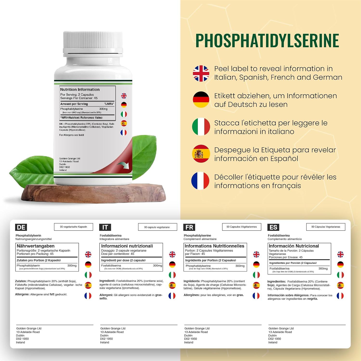 Double Wood Phosphatidylserin
