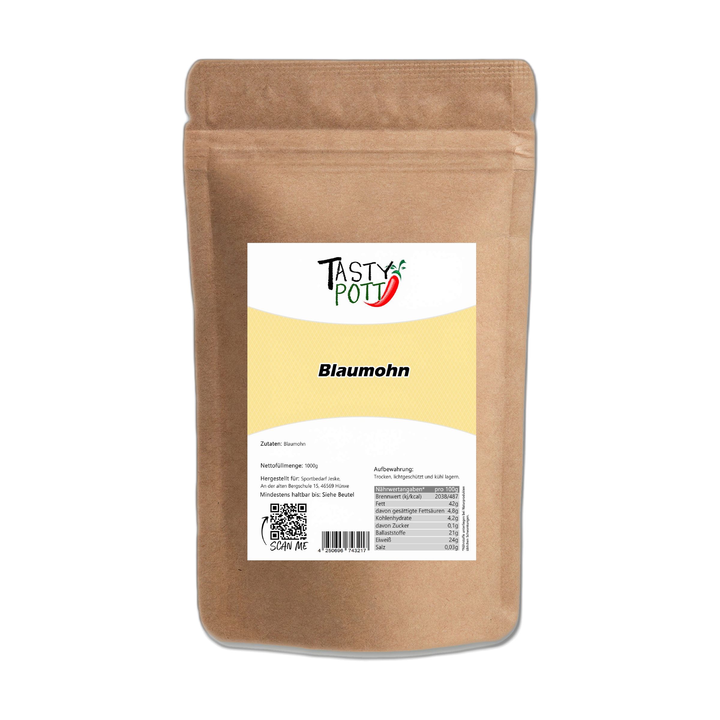 Tasty-Pott Tasty Pott Blaumohn 1000 g Samen