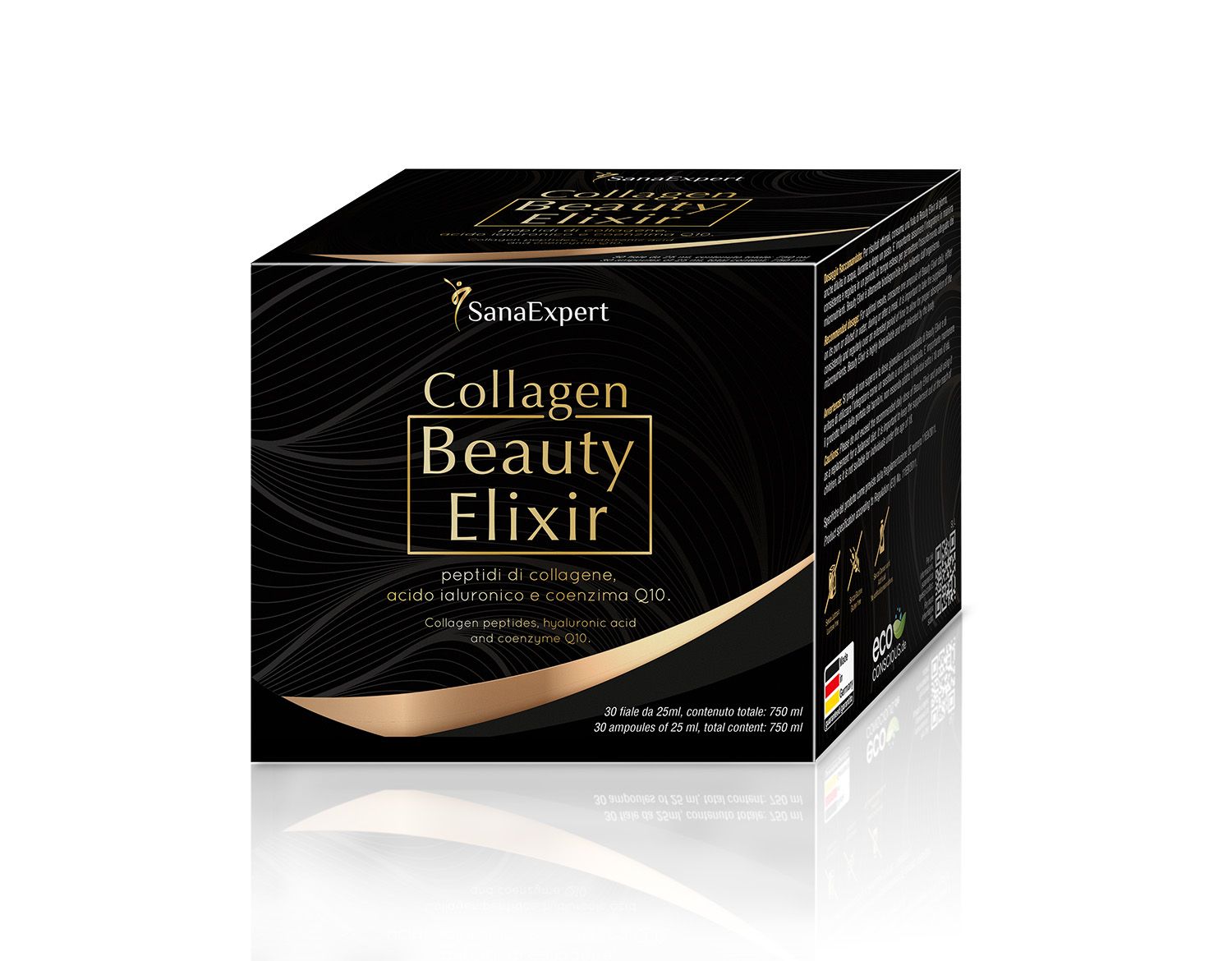 SanaExpert Collagen Beauty Elixir 30 pz Flaconcini bevibili
