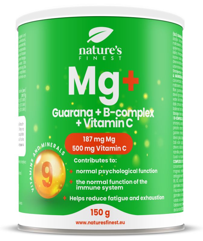 Nature's Finest Magnesium + Guarana + B-complex + Vitamin C