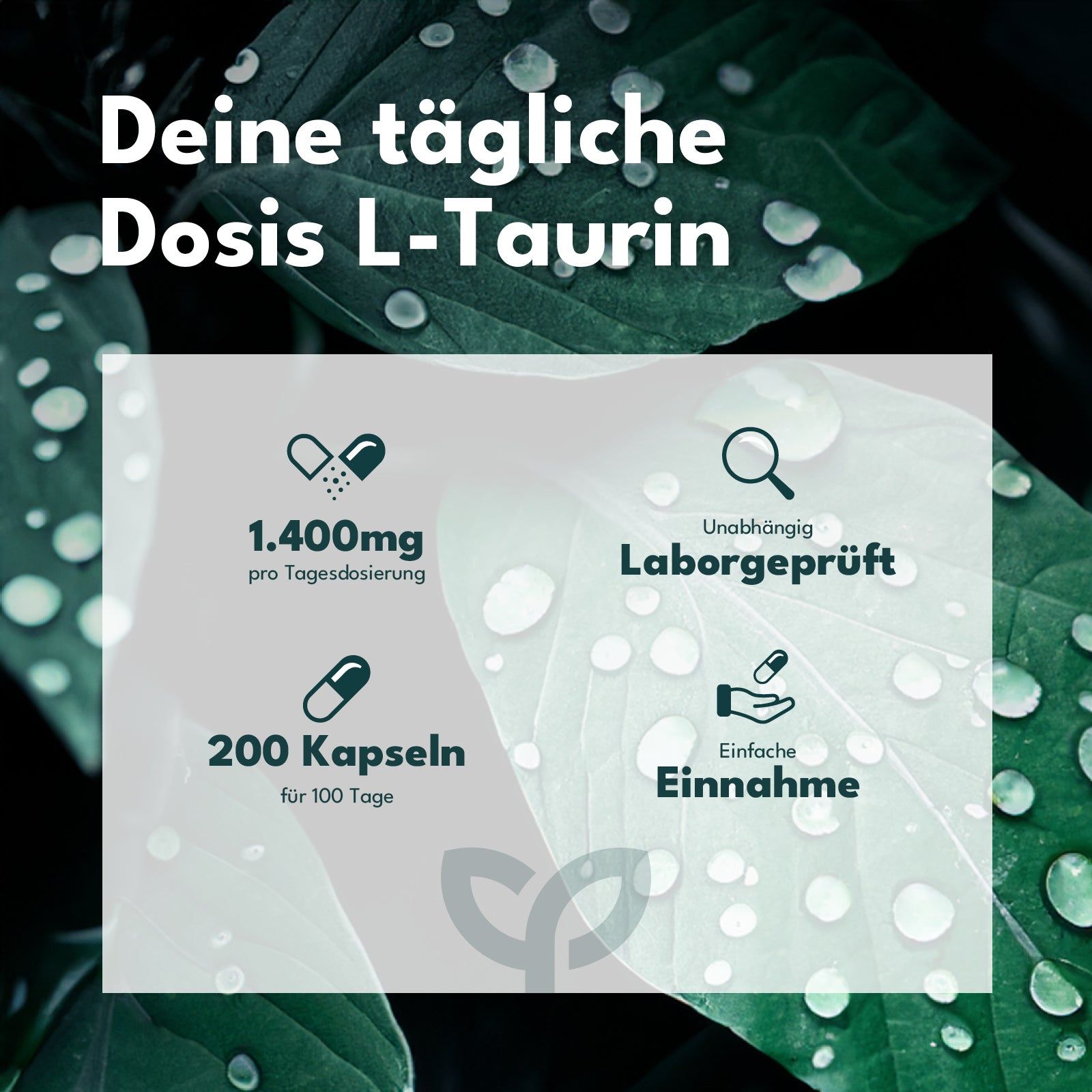 Solvisan® L-Taurin 1.400 mg 200 St Kapseln